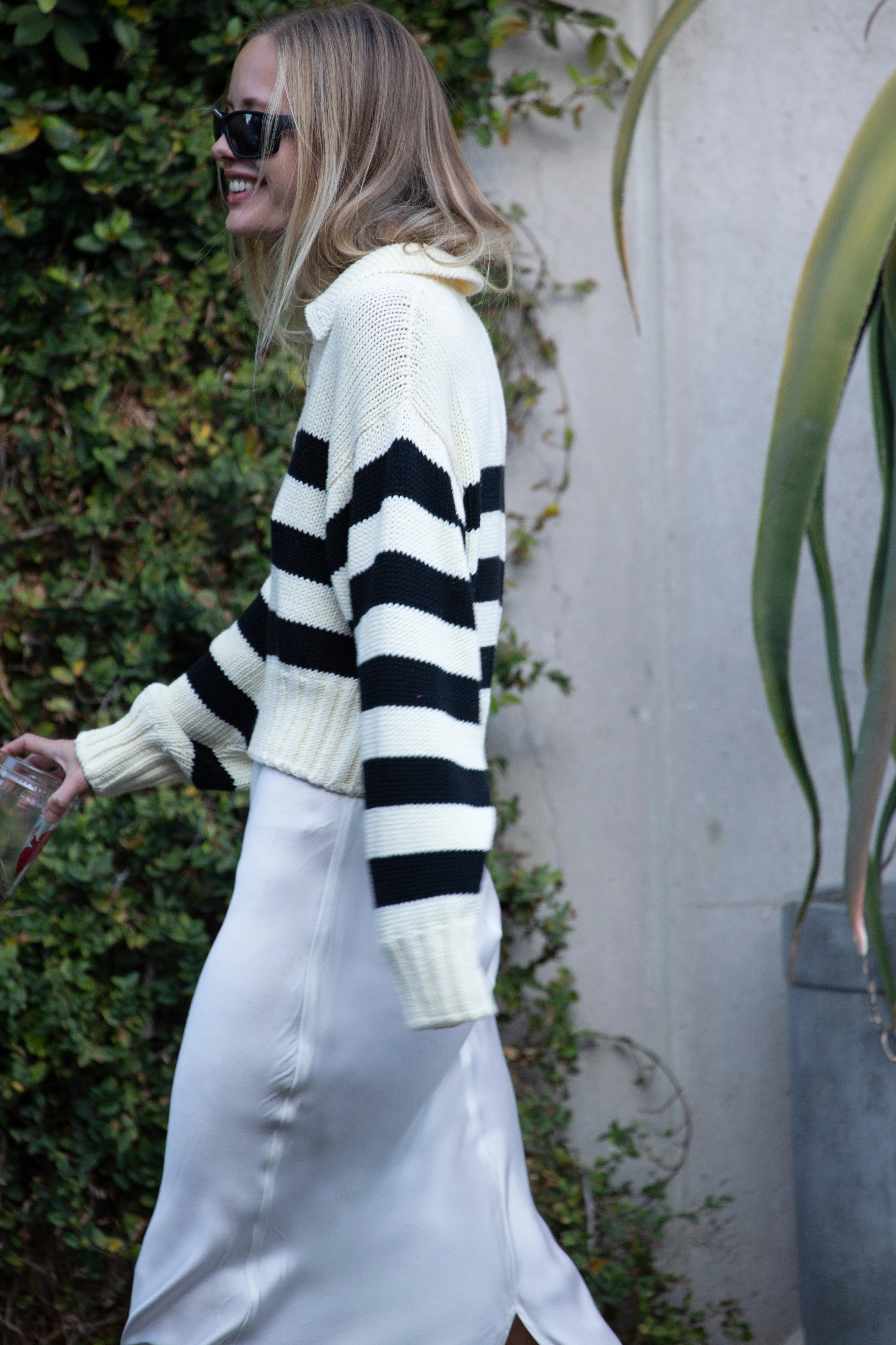 Ciao Lucia - Venezia Polo Ivory/Black - Image 4