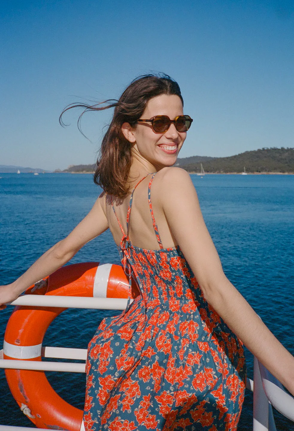 Ciao Lucia - Volta Surf Cotton Shirting Dress - Image 3