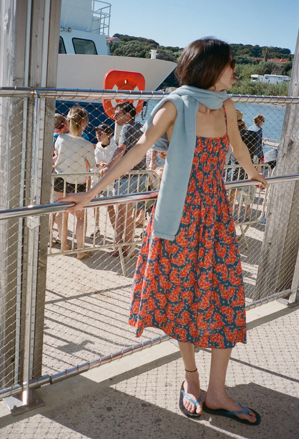 Ciao Lucia - Volta Surf Cotton Shirting Dress - Image 4