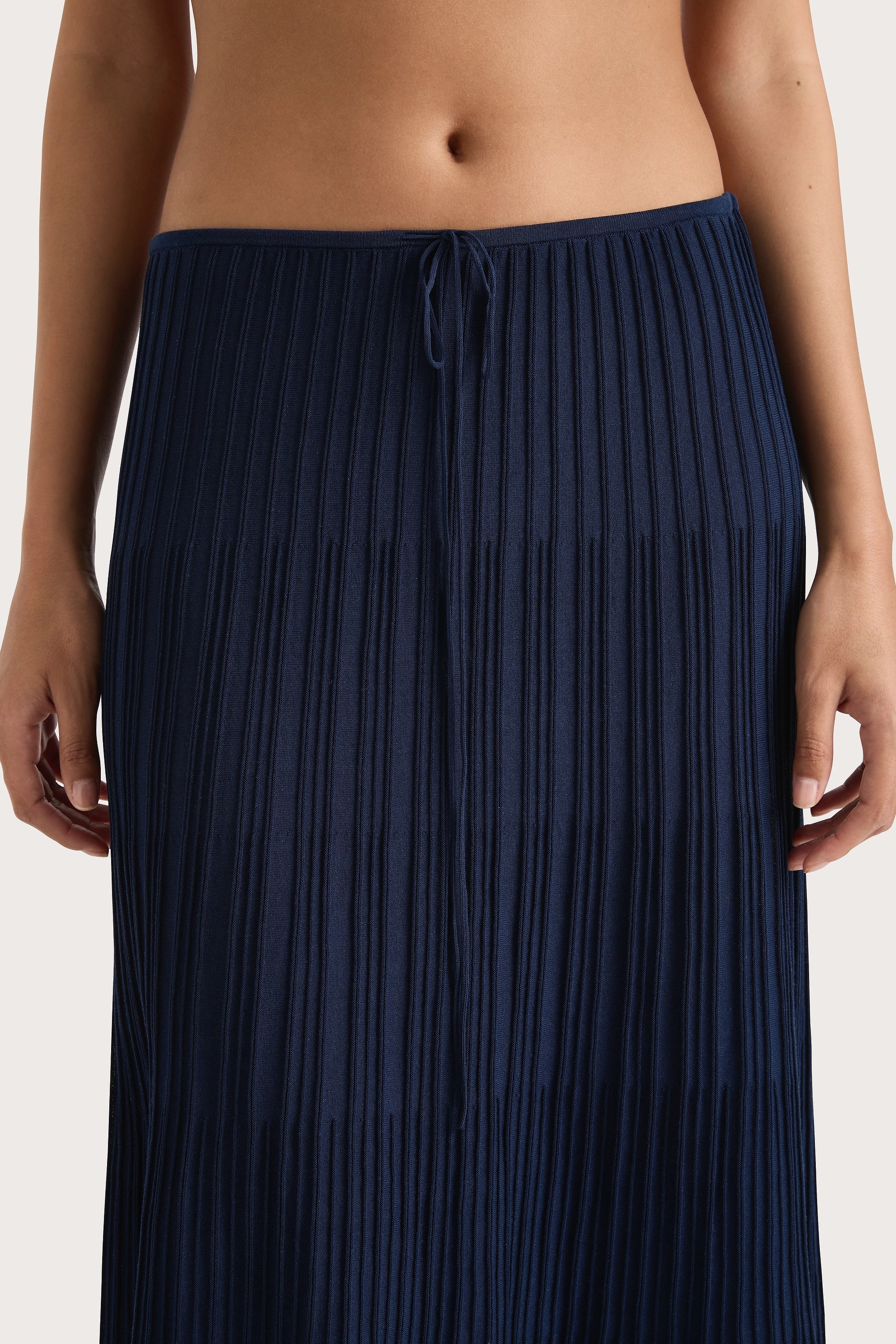 Faithfull - Citara Drawstring Midi Skirt Navy - Final Sale - Image 7