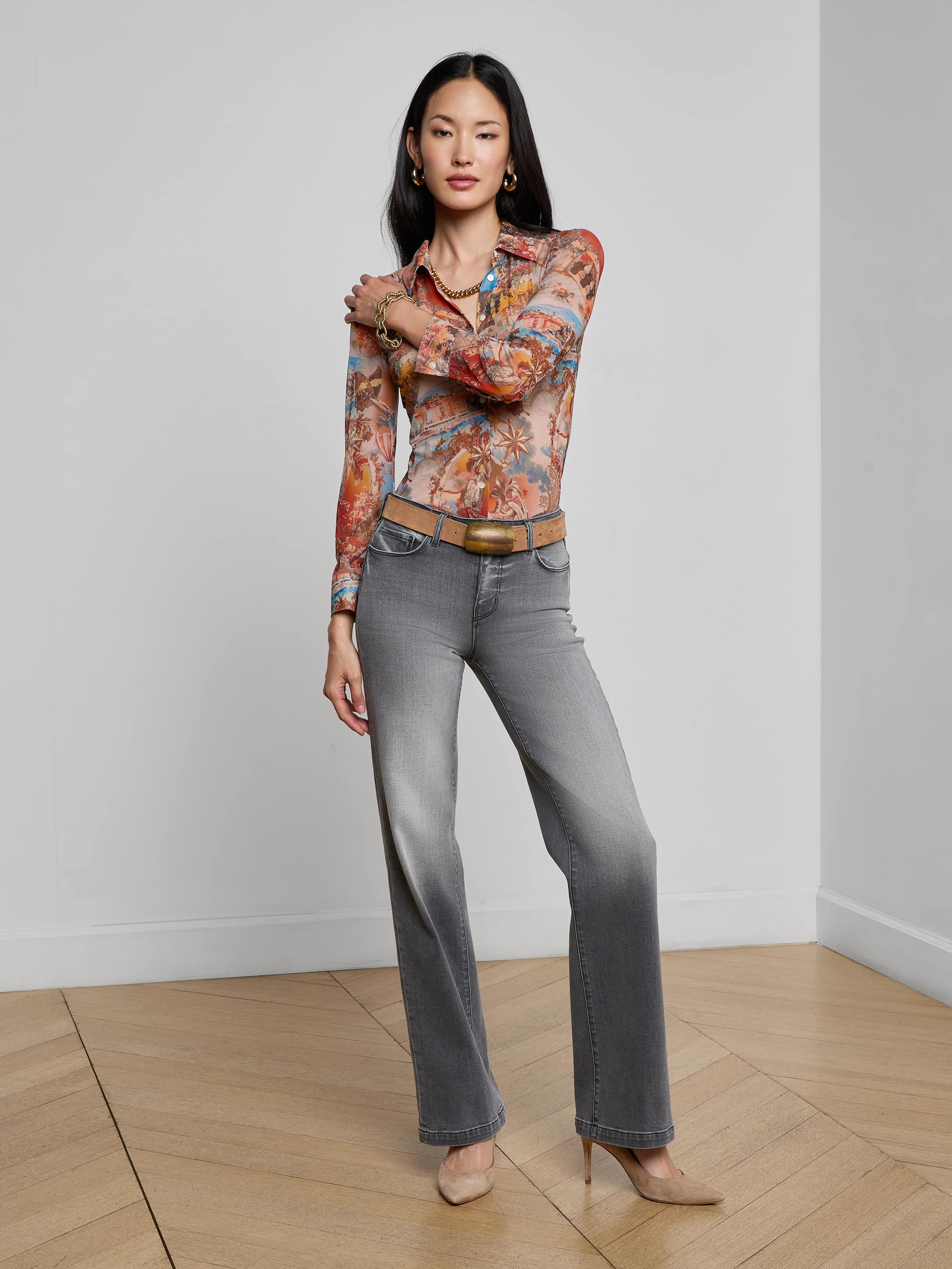 L'AGENCE - Clayton Wide - Leg Jean - Image 7