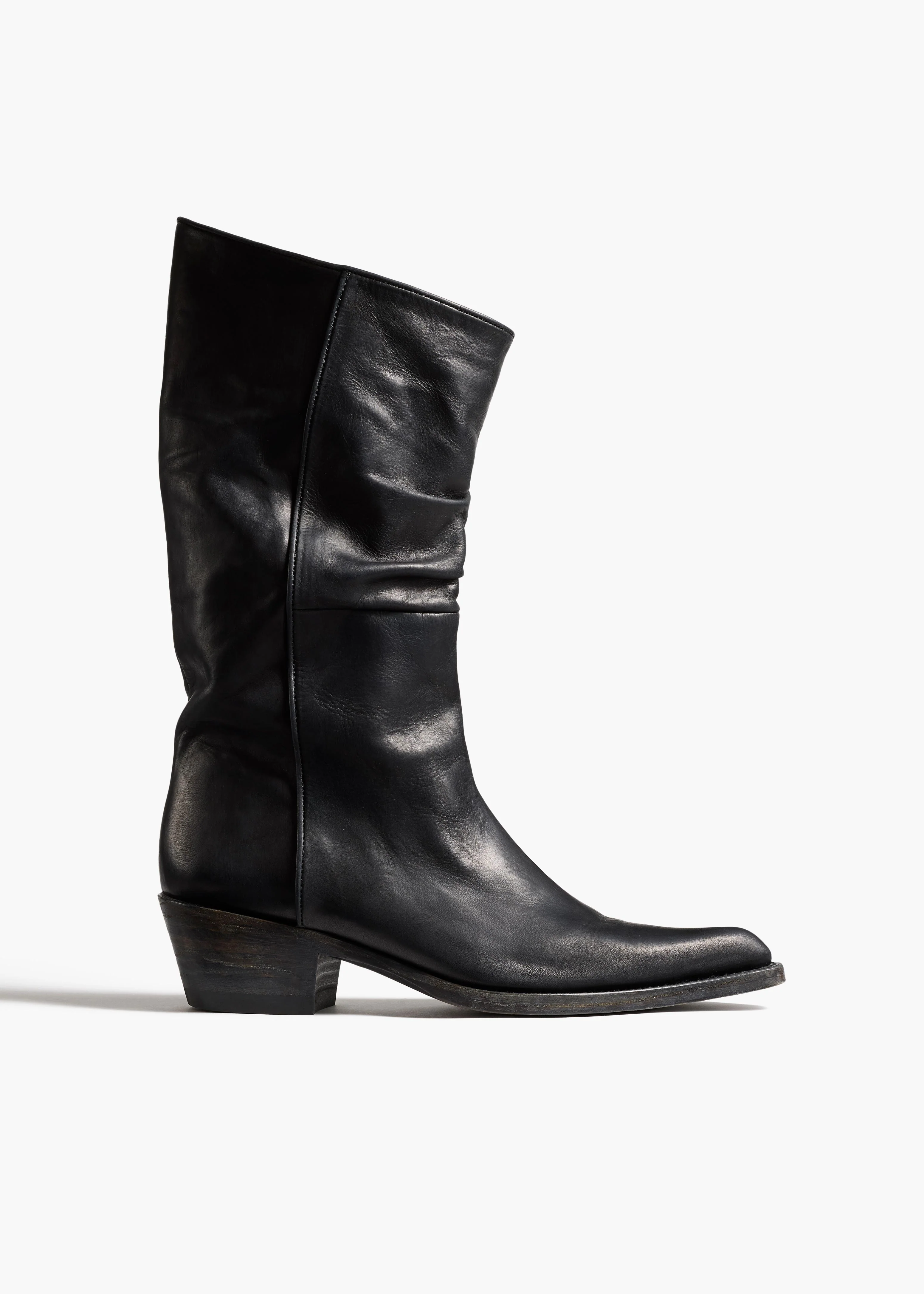 Khaite - Clive Boot in Black Leather