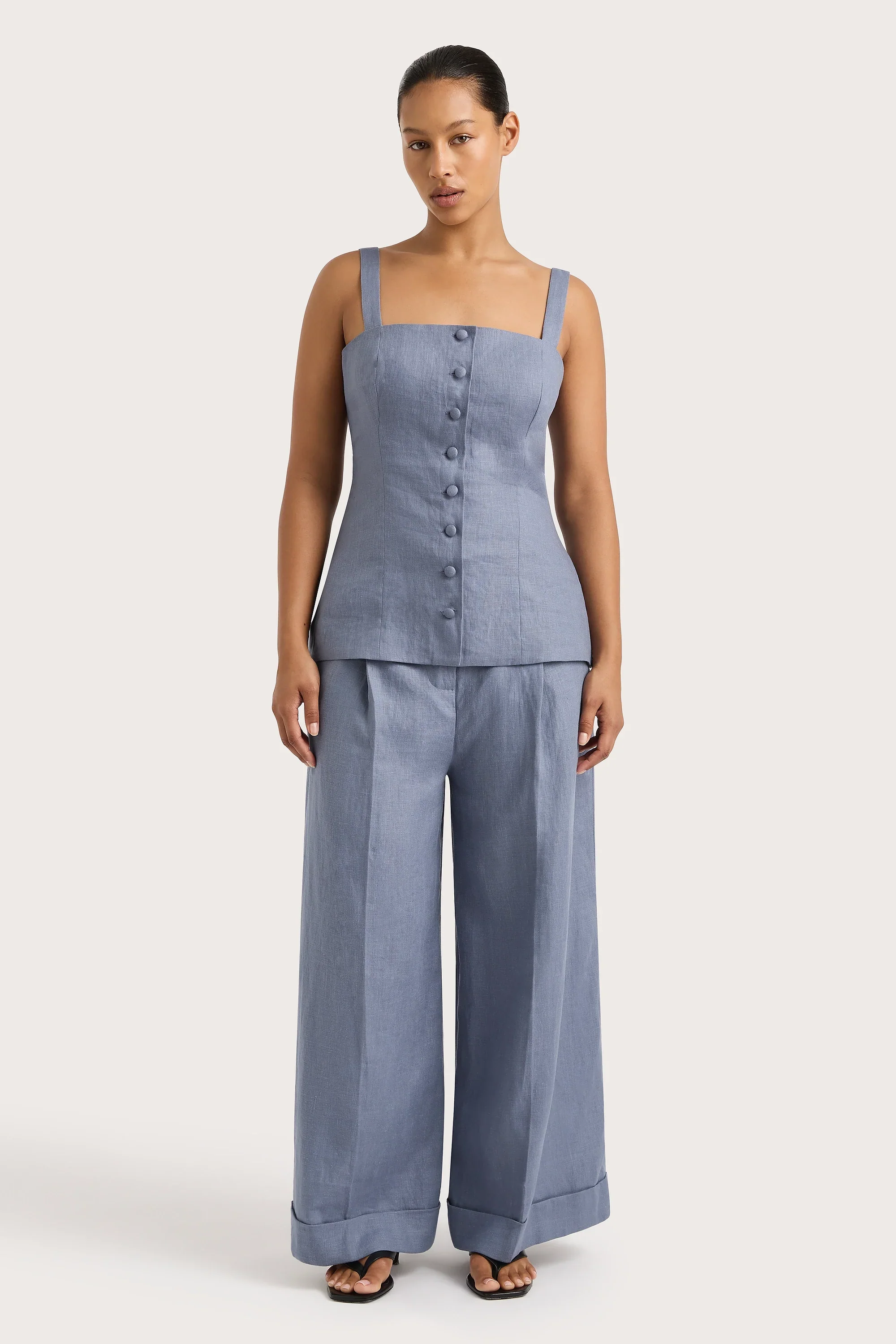 Faithfull - Clove Trouser Cornflower Blue - Final Sale - Image 5