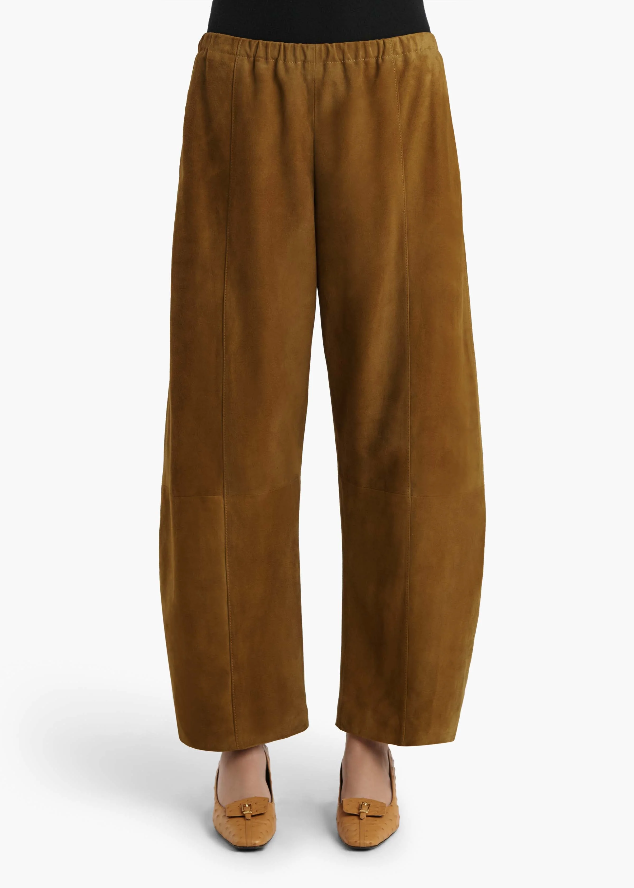 Khaite - Clover Pant in Toffee Suede - Image 10