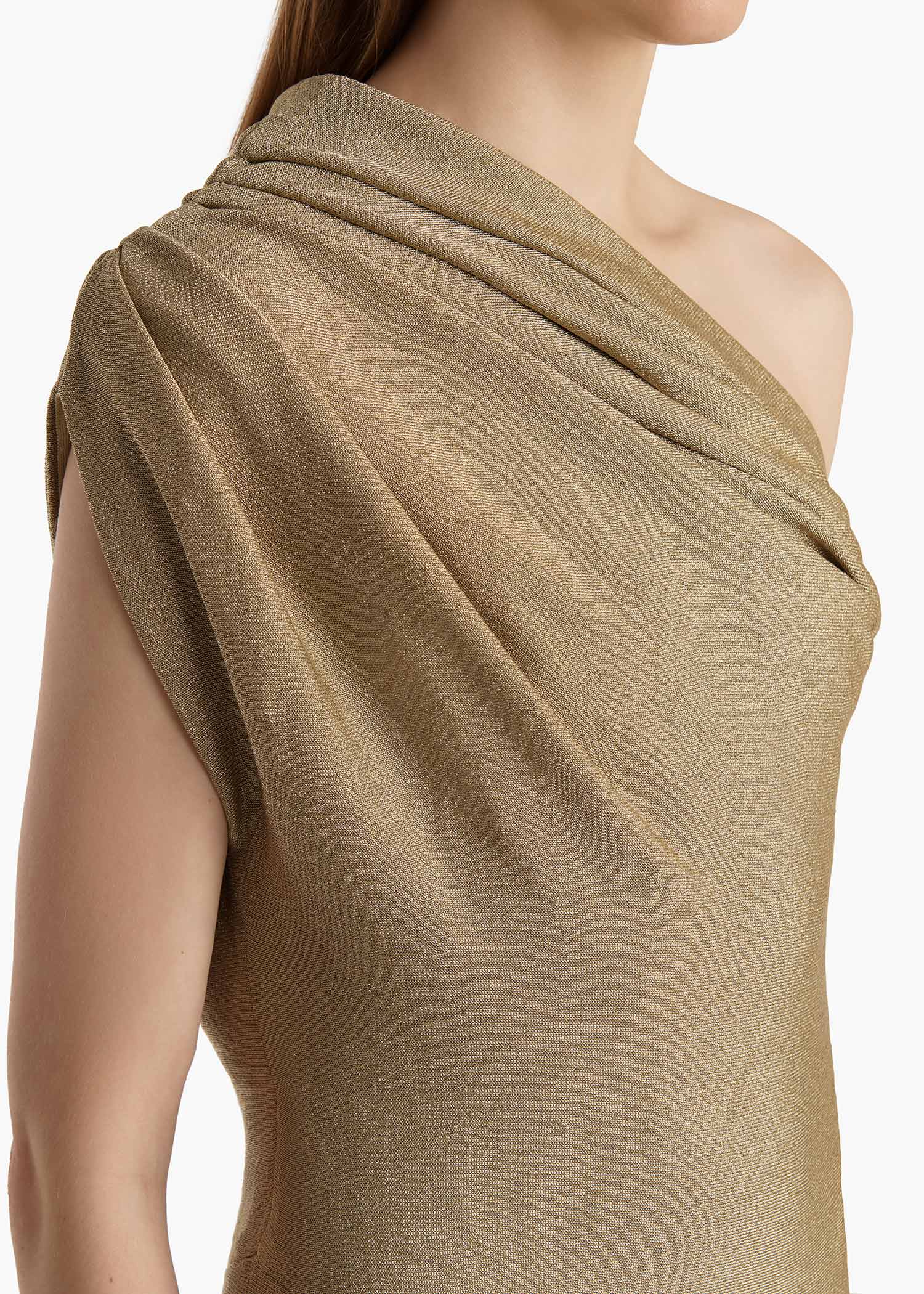Khaite - Coast Dress in Gold - Image 5