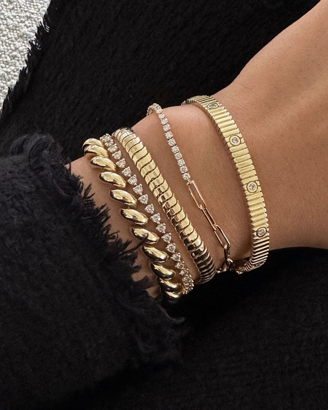 Kinn - Coco Round Tennis Link Bracelet Diamond - Image 2