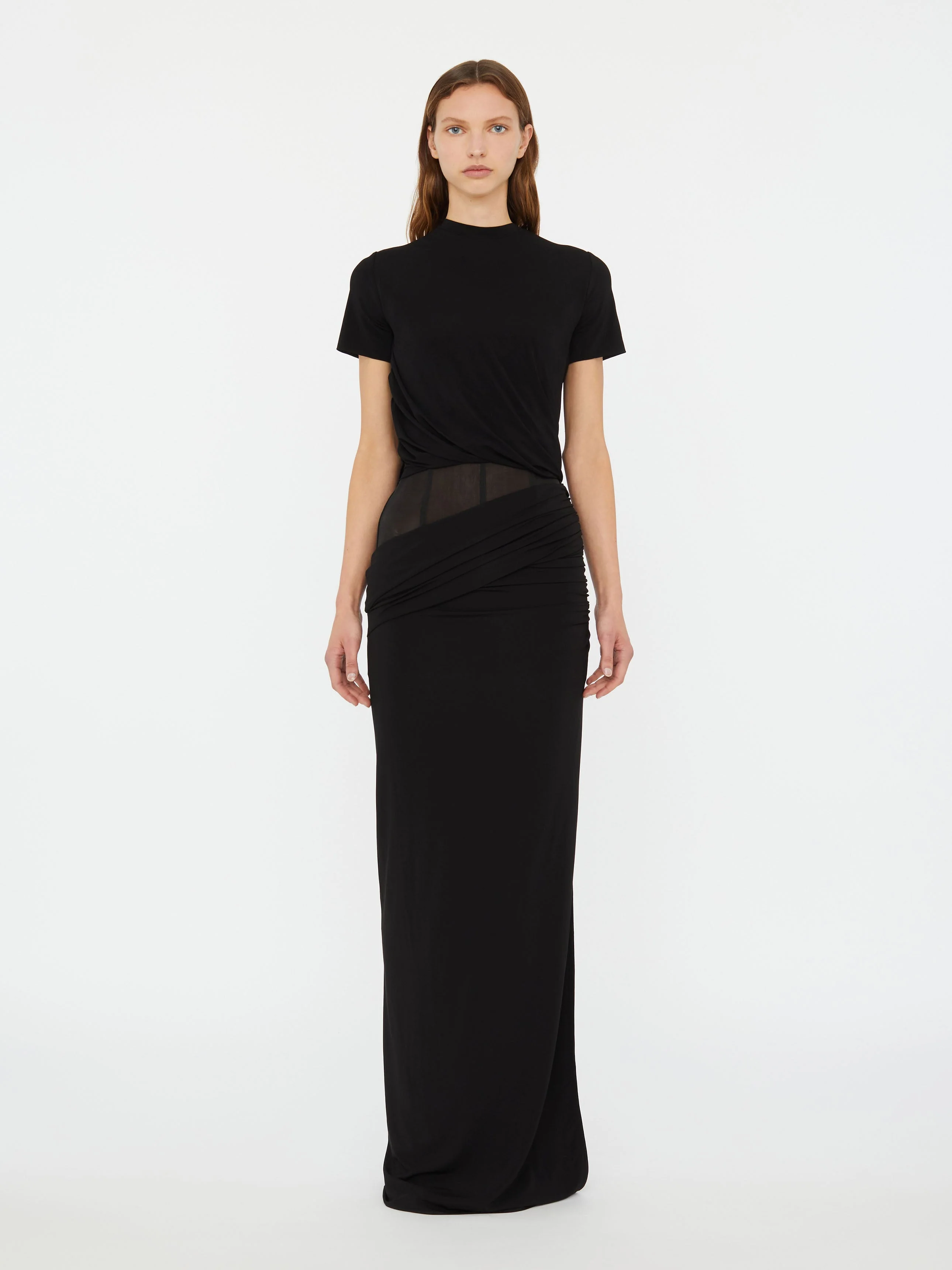 Christopher Esber - Coiled Jersey Corseted Tee Gown - Image 3