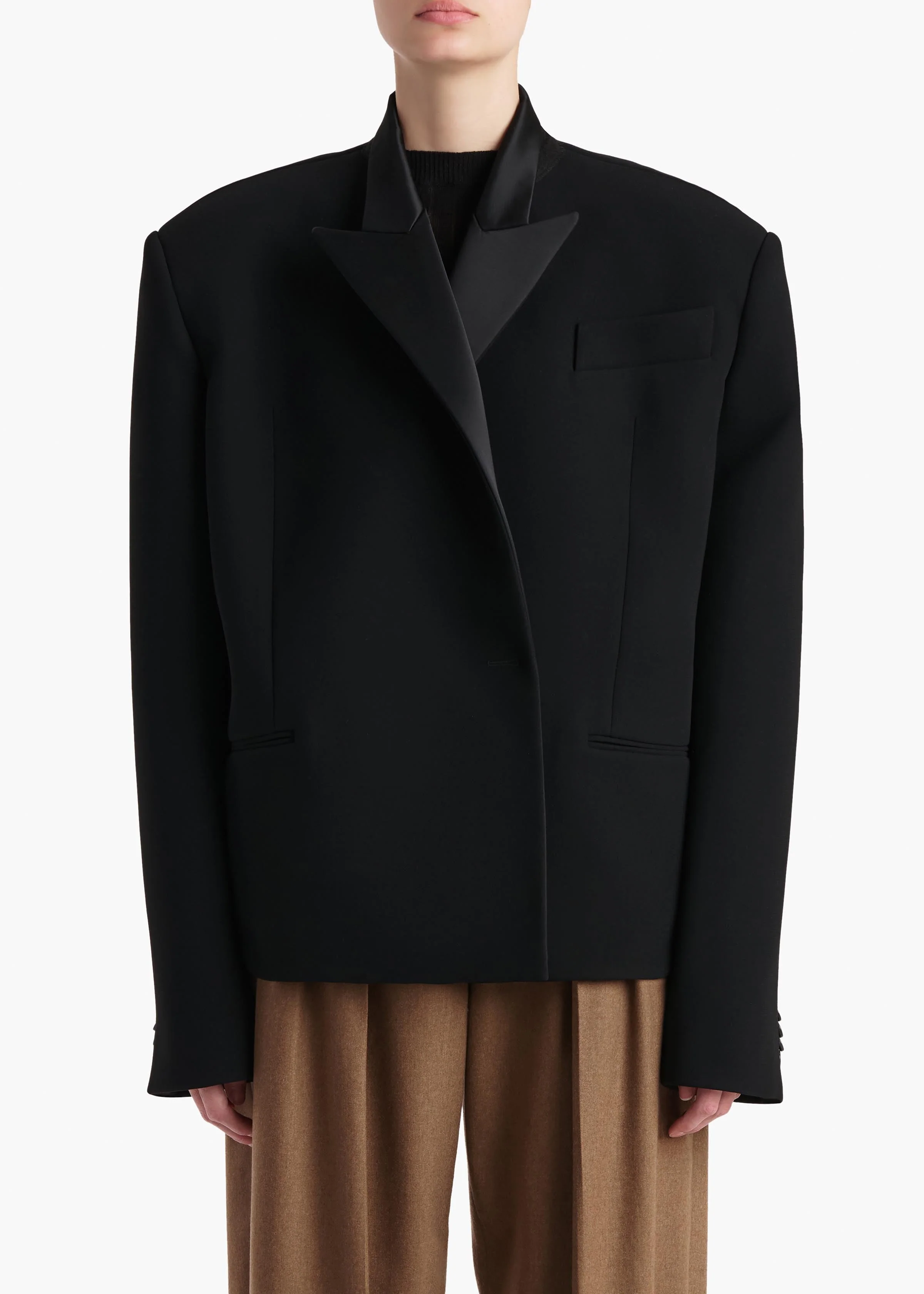 Khaite - Comair Jacket in Black - Image 10