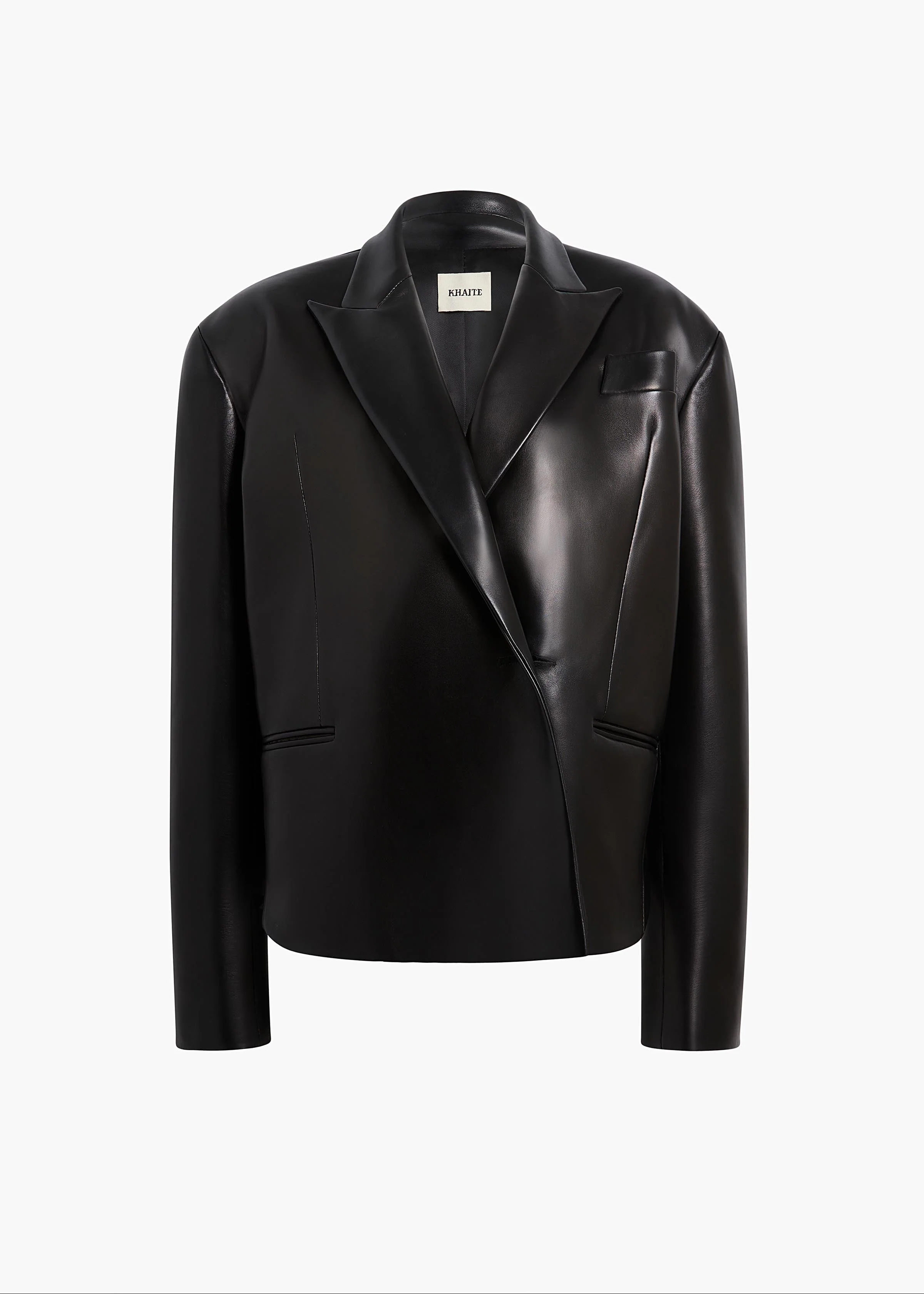 Khaite - Comair Jacket in Black Leather - Image 9