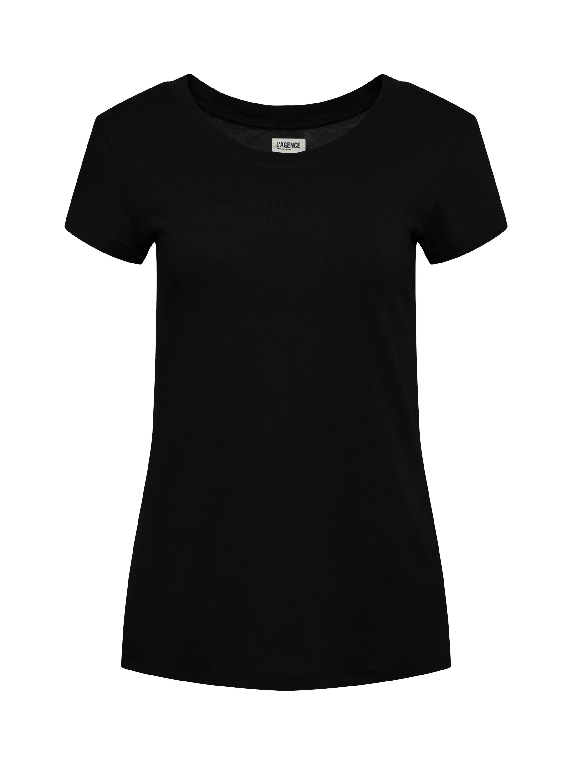 L'AGENCE - Cory Cotton Scoopneck Tee - Image 5