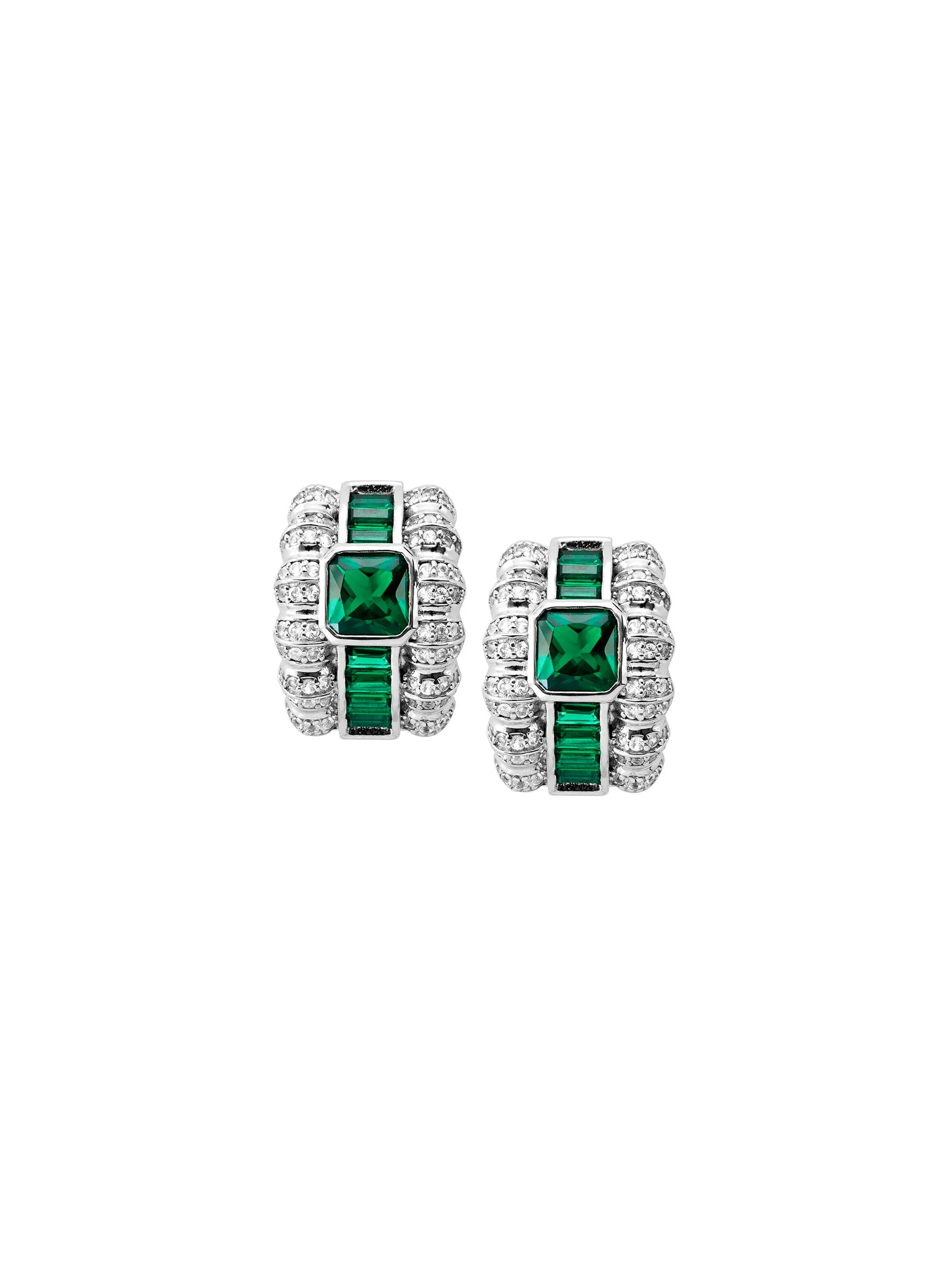 Dorsey - CRAWFORD EARRINGS IN NANO EMERALD