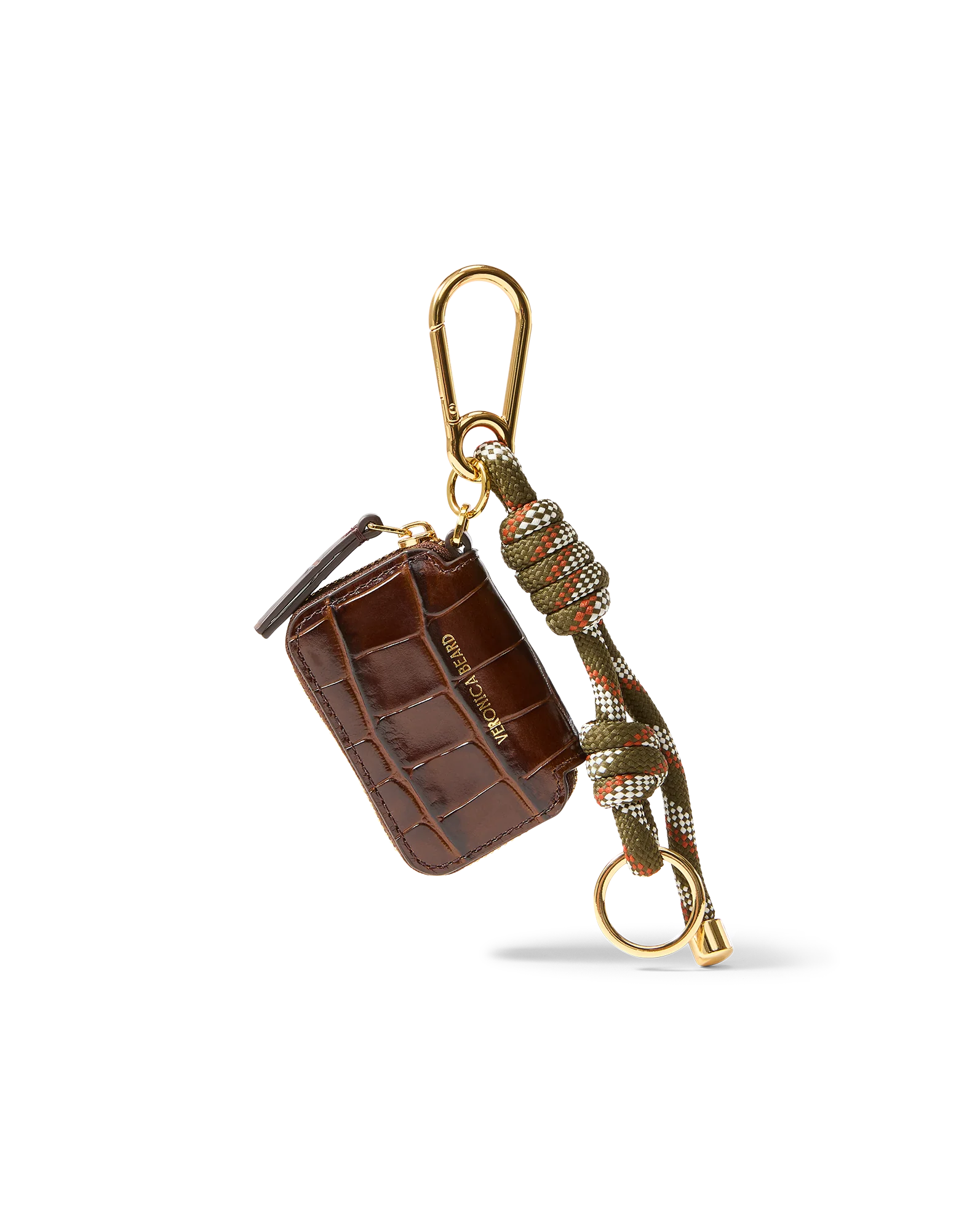 Veronica Beard - Croc - Embossed Zip Pouch Bag Charm - Image 4
