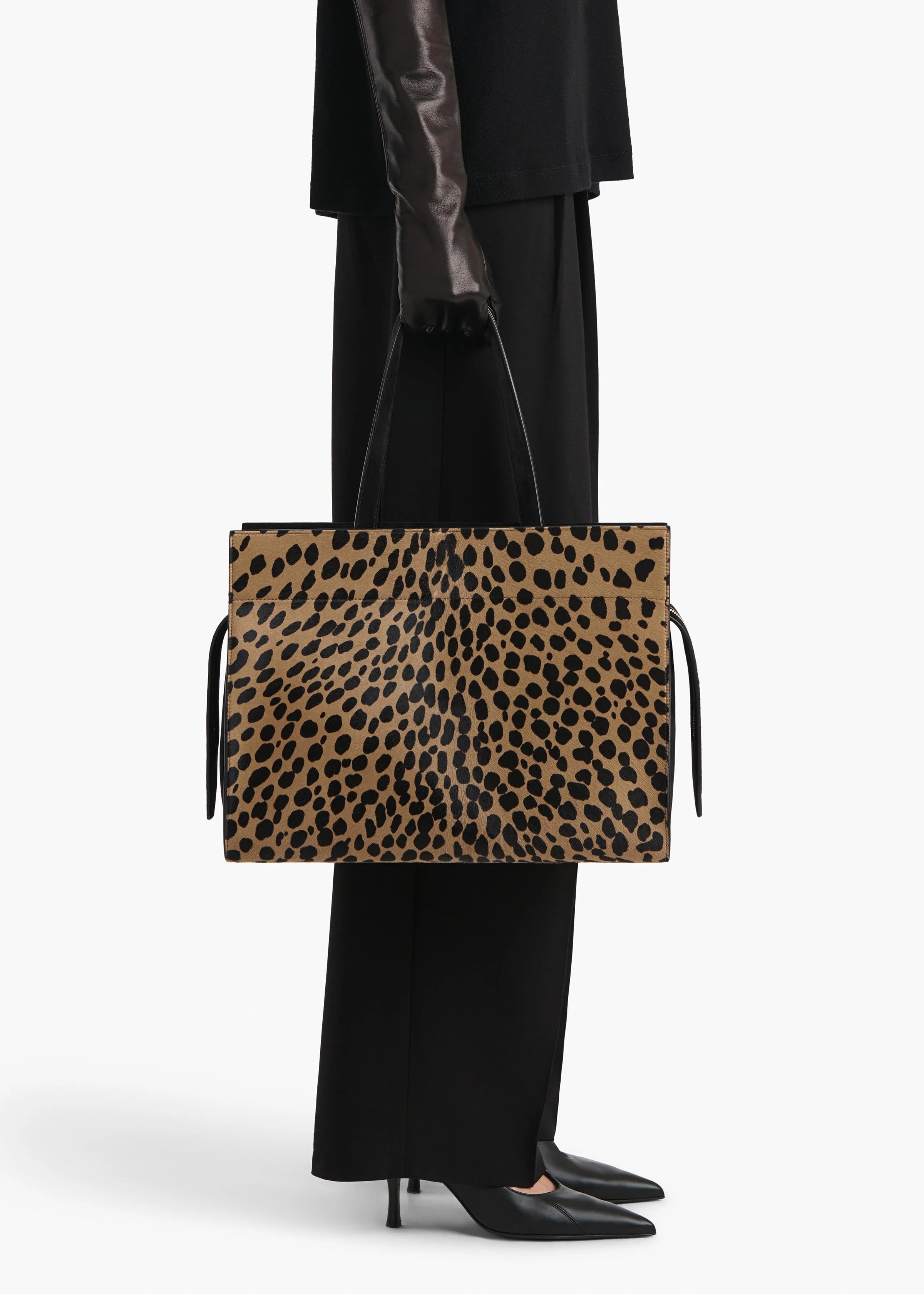 Khaite - Crosby Bag in Hyena Print Haircalf - Image 5