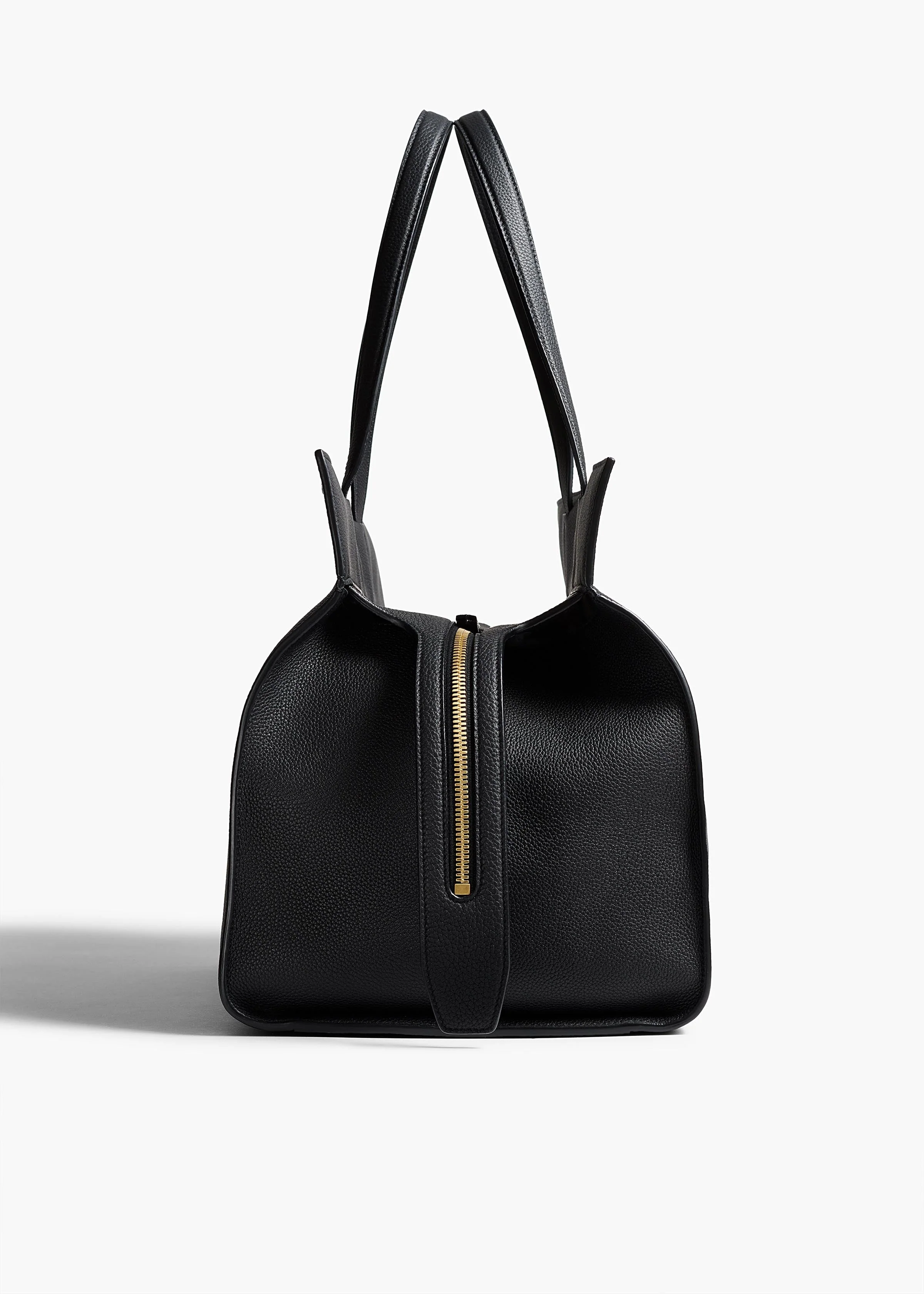 Khaite - Crosby Bag in Black Pebbled Leather - Image 3