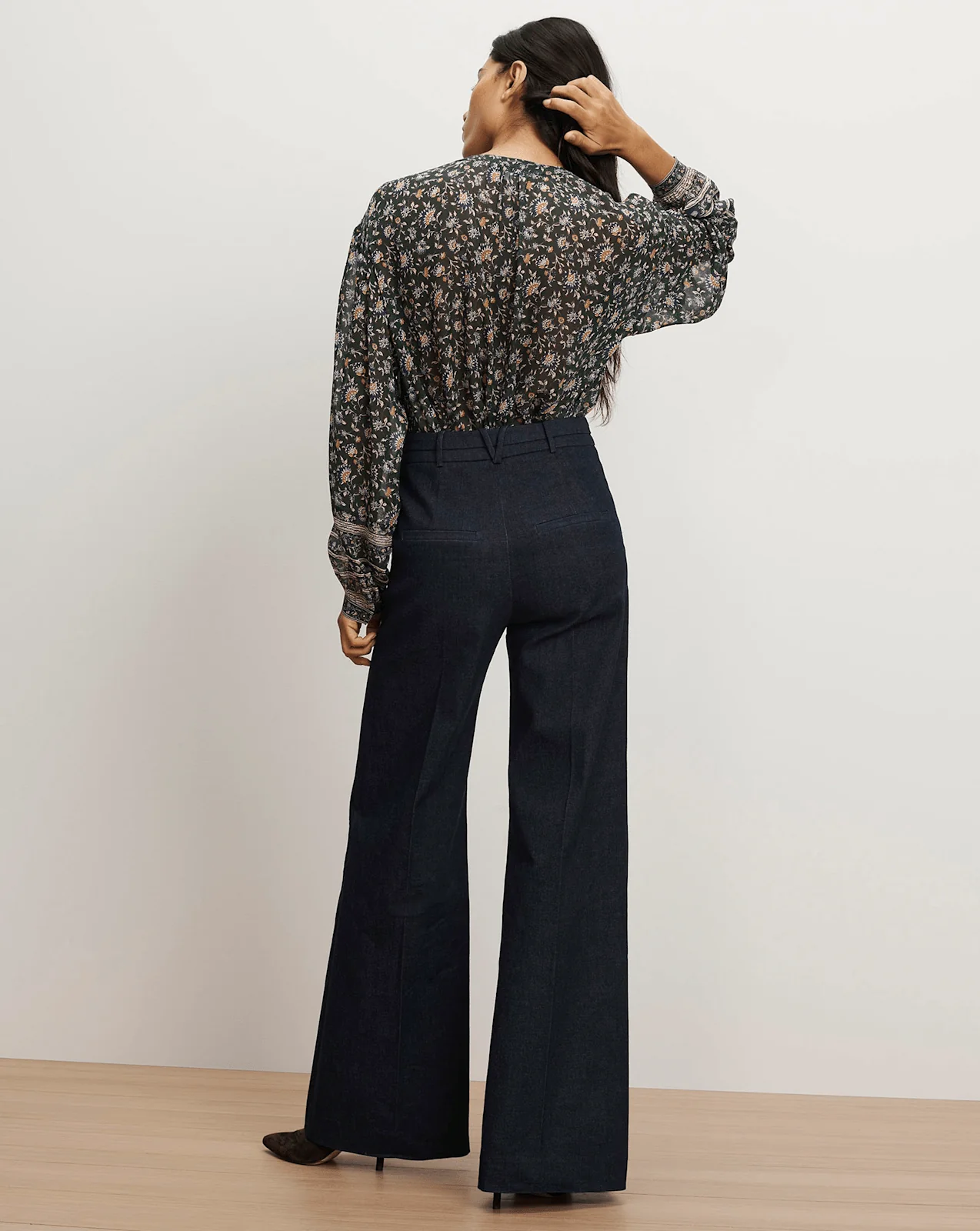 Veronica Beard - Crue Wide - Leg Denim Pant - Image 5
