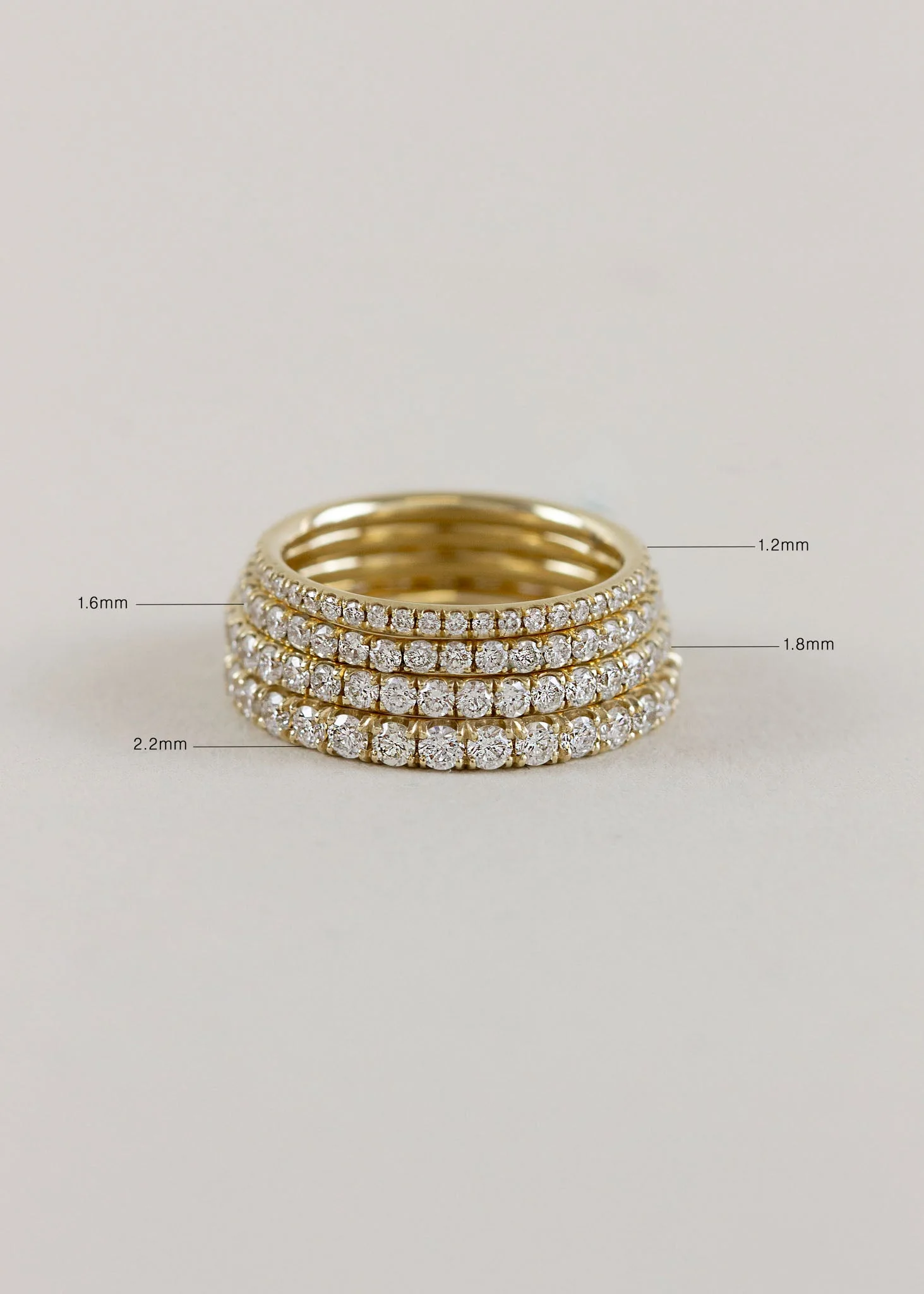 Kinn - Dahlia Pavé Ring 1.2mm Diamond - Image 5