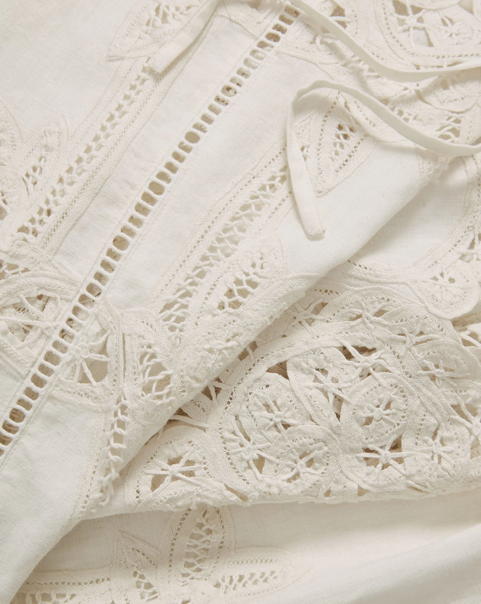 Veronica Beard - Daisy Wide - Leg Eyelet Pant - Image 3