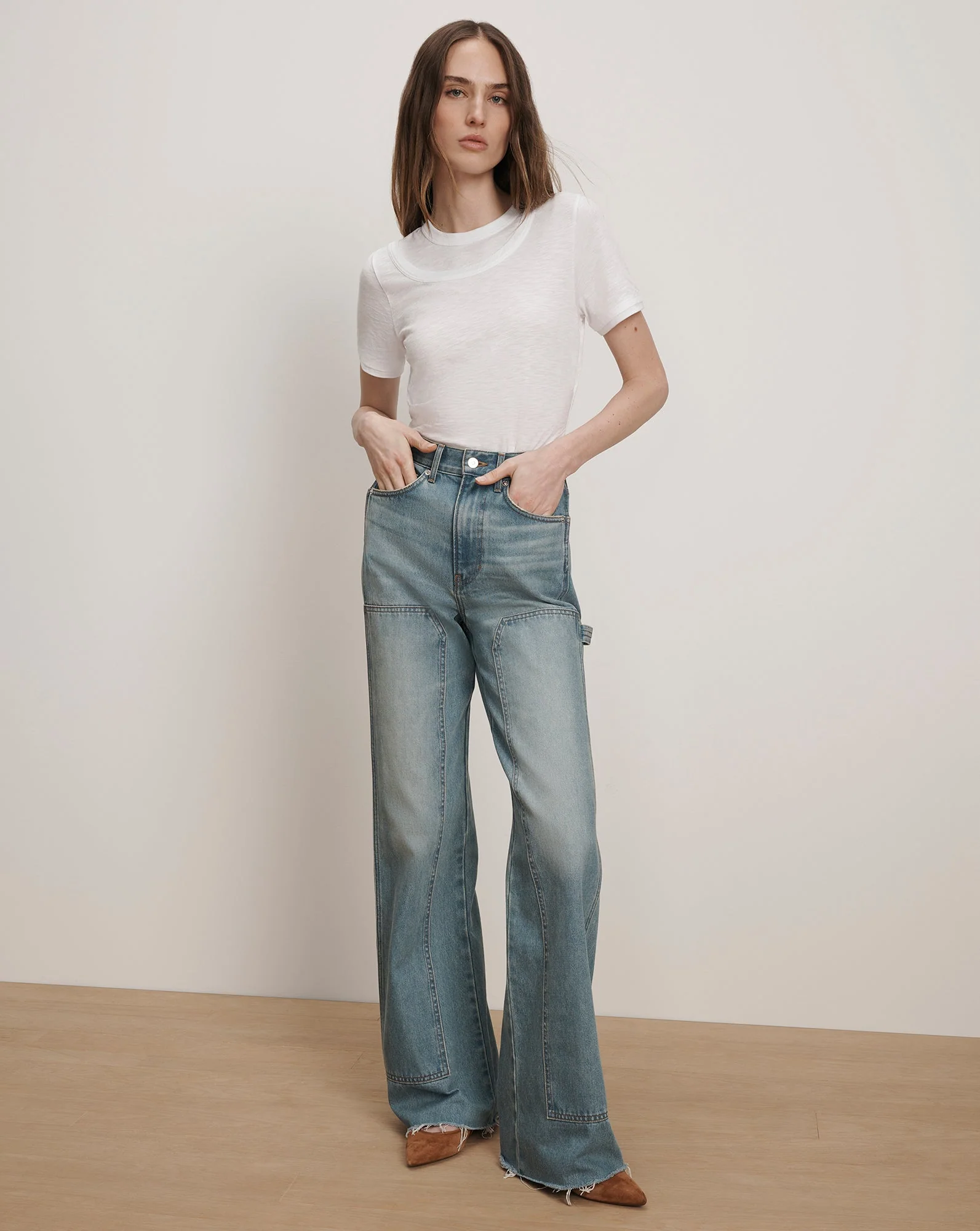 Veronica Beard - Damian Double - Collar T - Shirt - Image 2