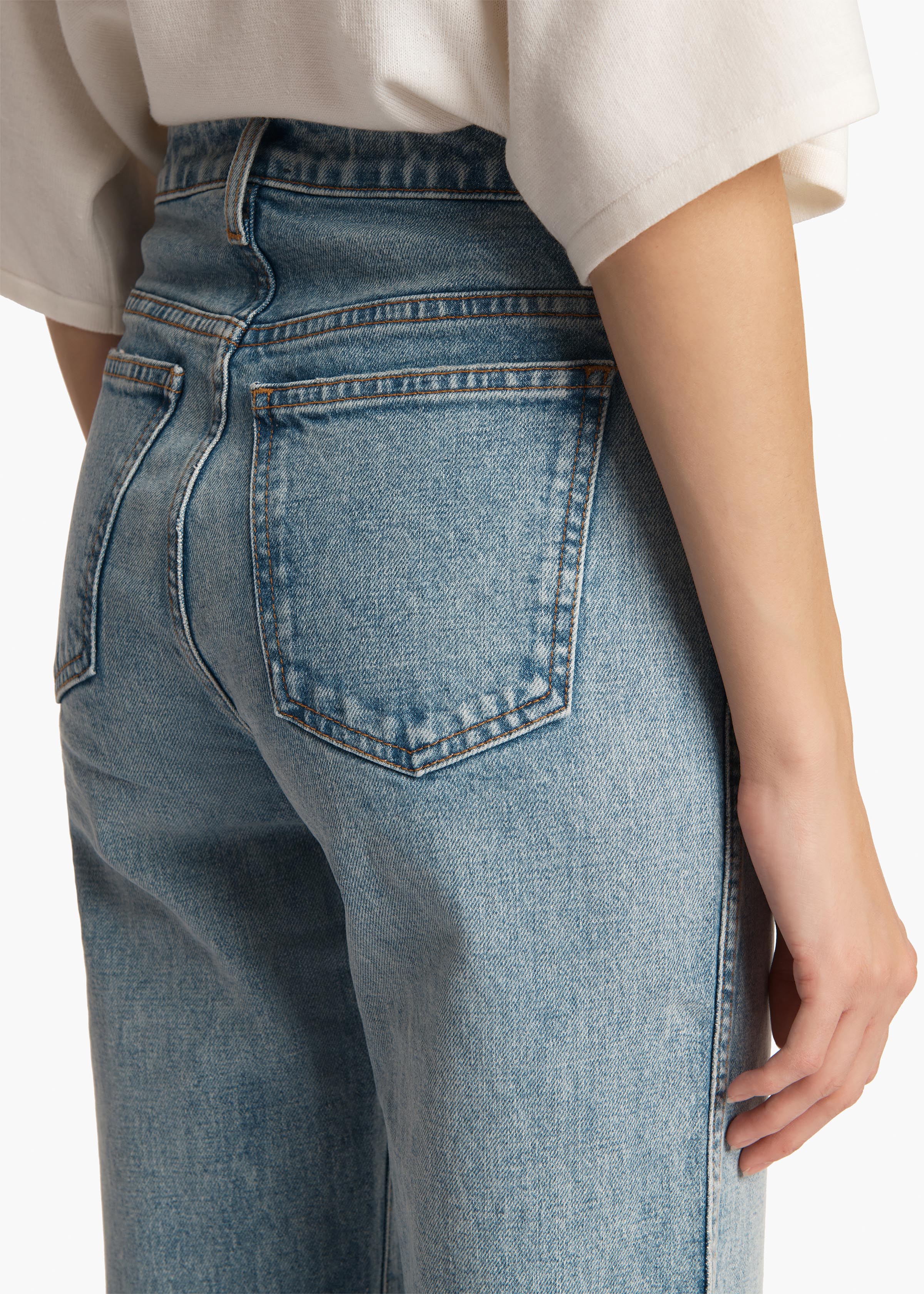 Khaite - Danielle Stretch Jean in Bryce - Image 6