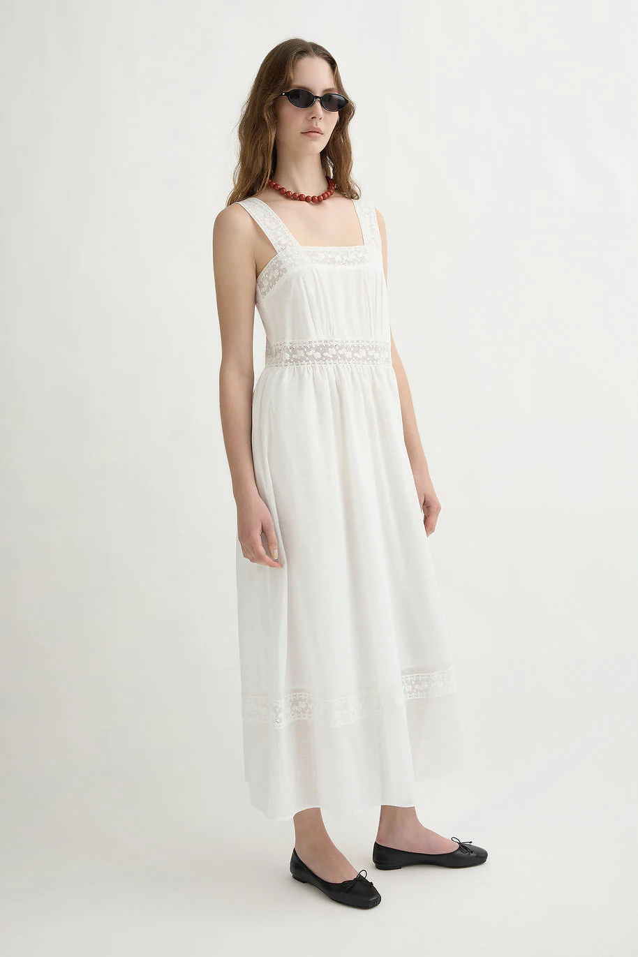 Posse - DAPHNE DRESS - VINTAGE WHITE - Image 8