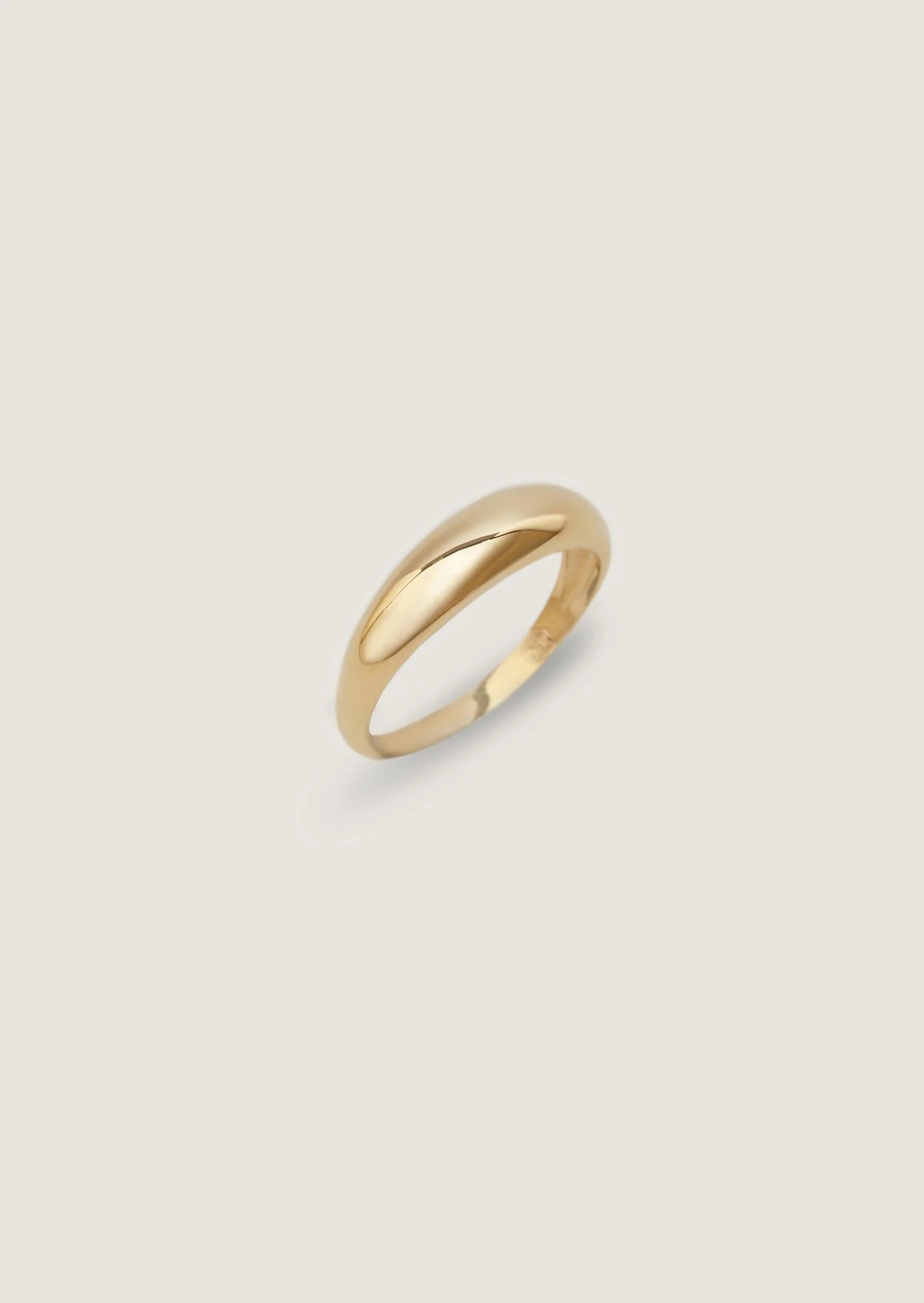 Kinn - Dare To Love Classic Dome Ring Gold - Image 3