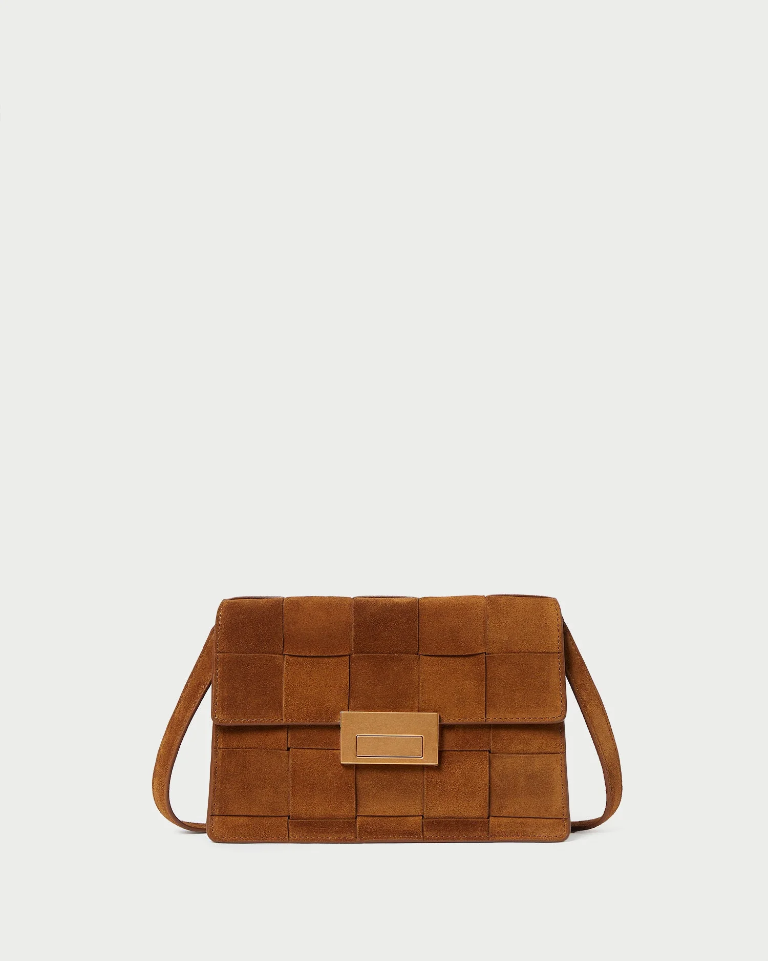Loeffler Randall - Delphine Cacao Suede Shoulder Bag
