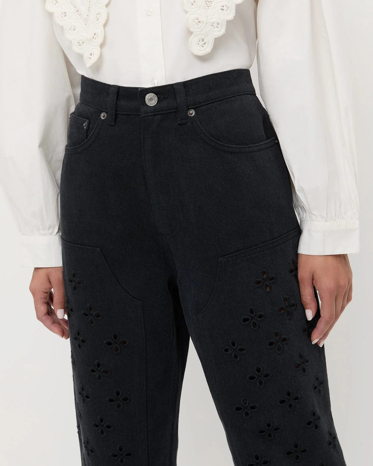 Loeffler Randall - Demi Embroidered Pant - Image 4