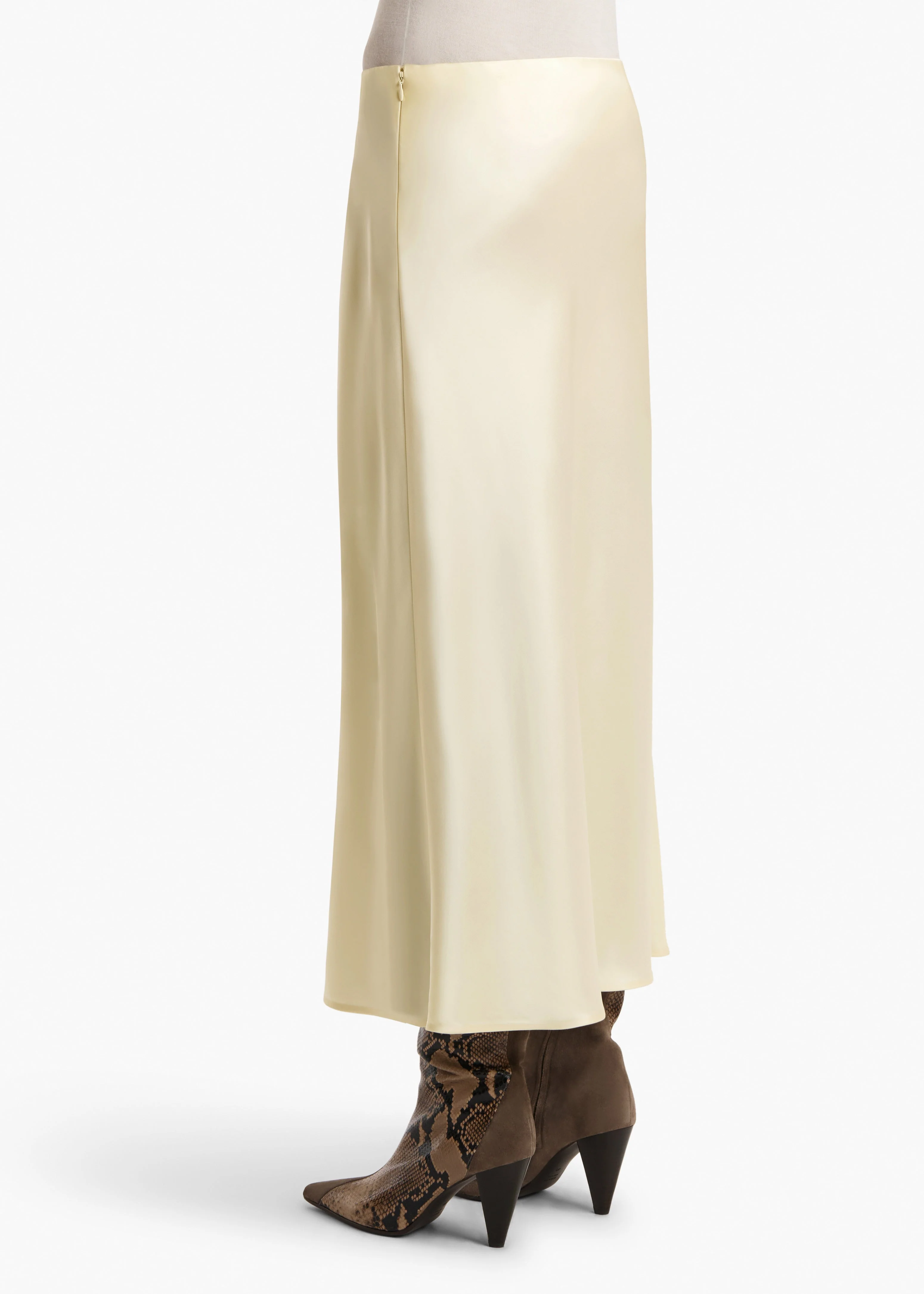 Khaite - Demi Skirt in Pale Yellow - Image 11