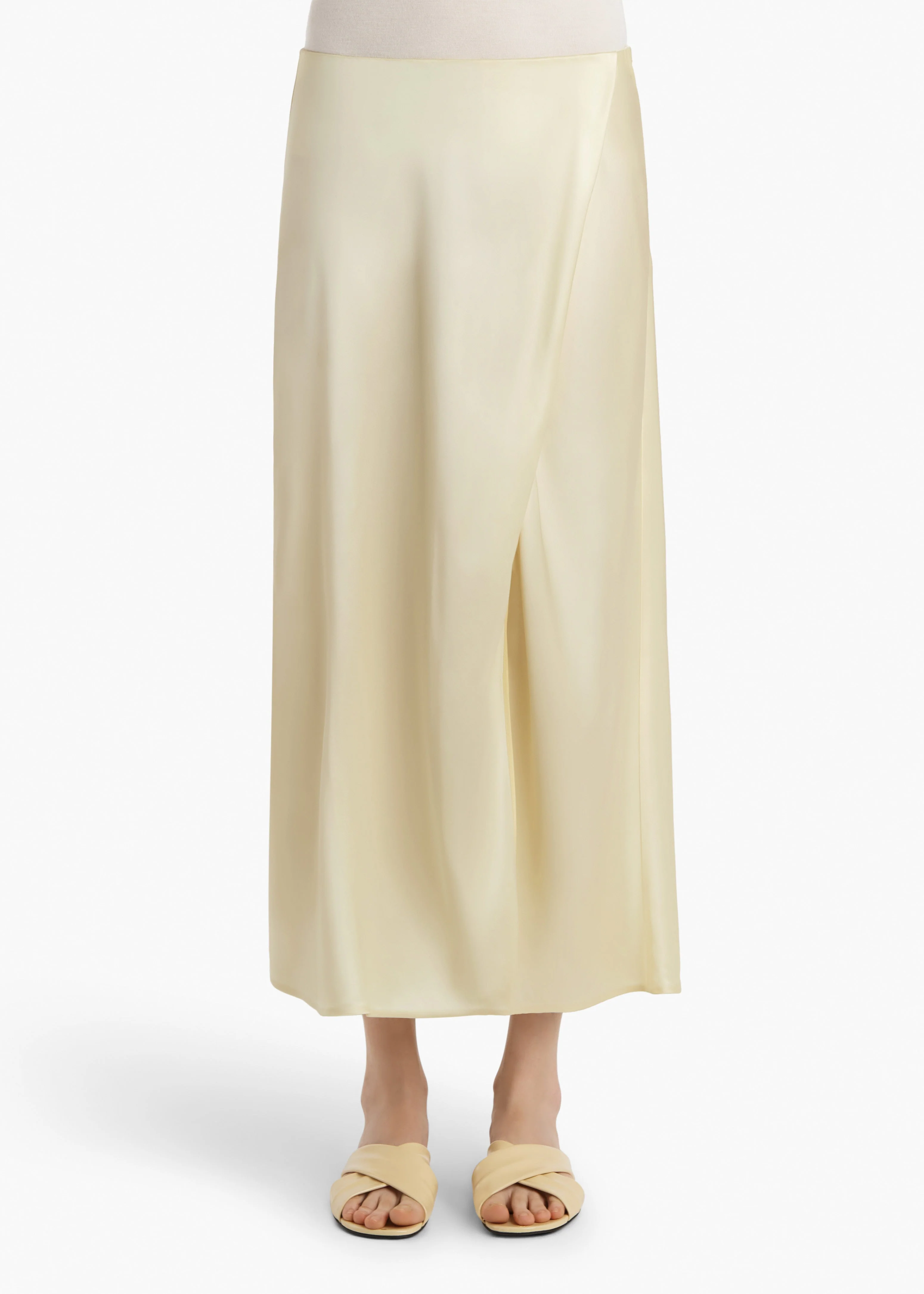 Khaite - Demi Skirt in Pale Yellow - Image 16