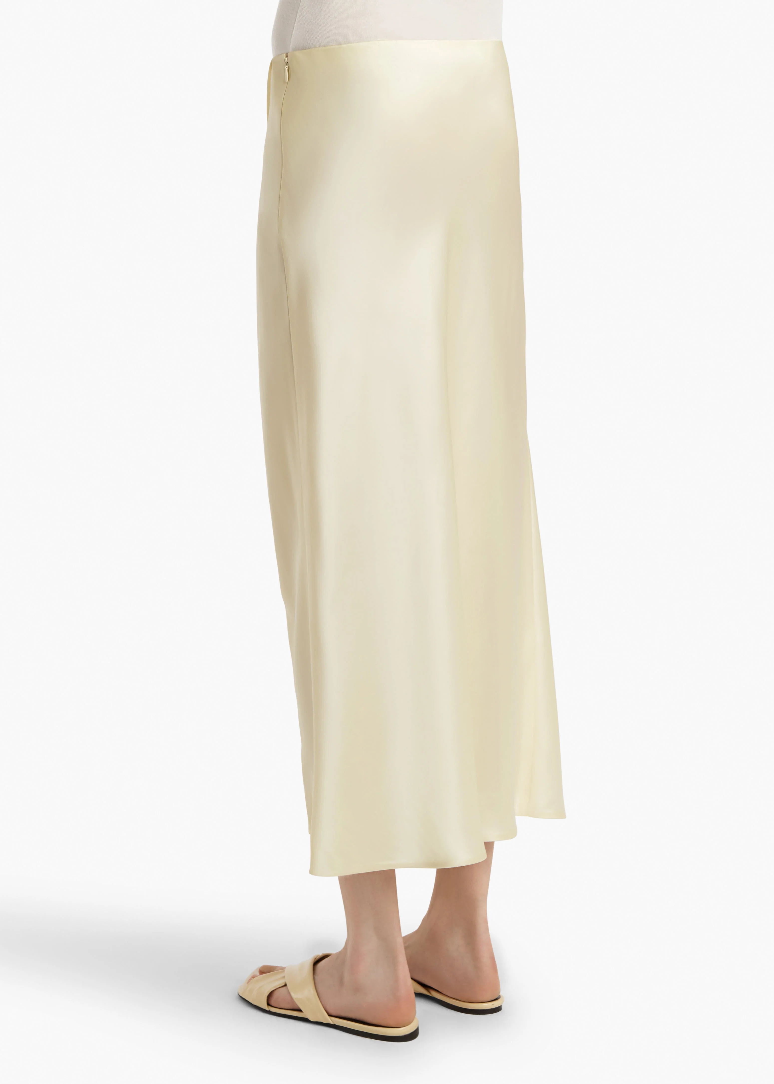 Khaite - Demi Skirt in Pale Yellow - Image 17
