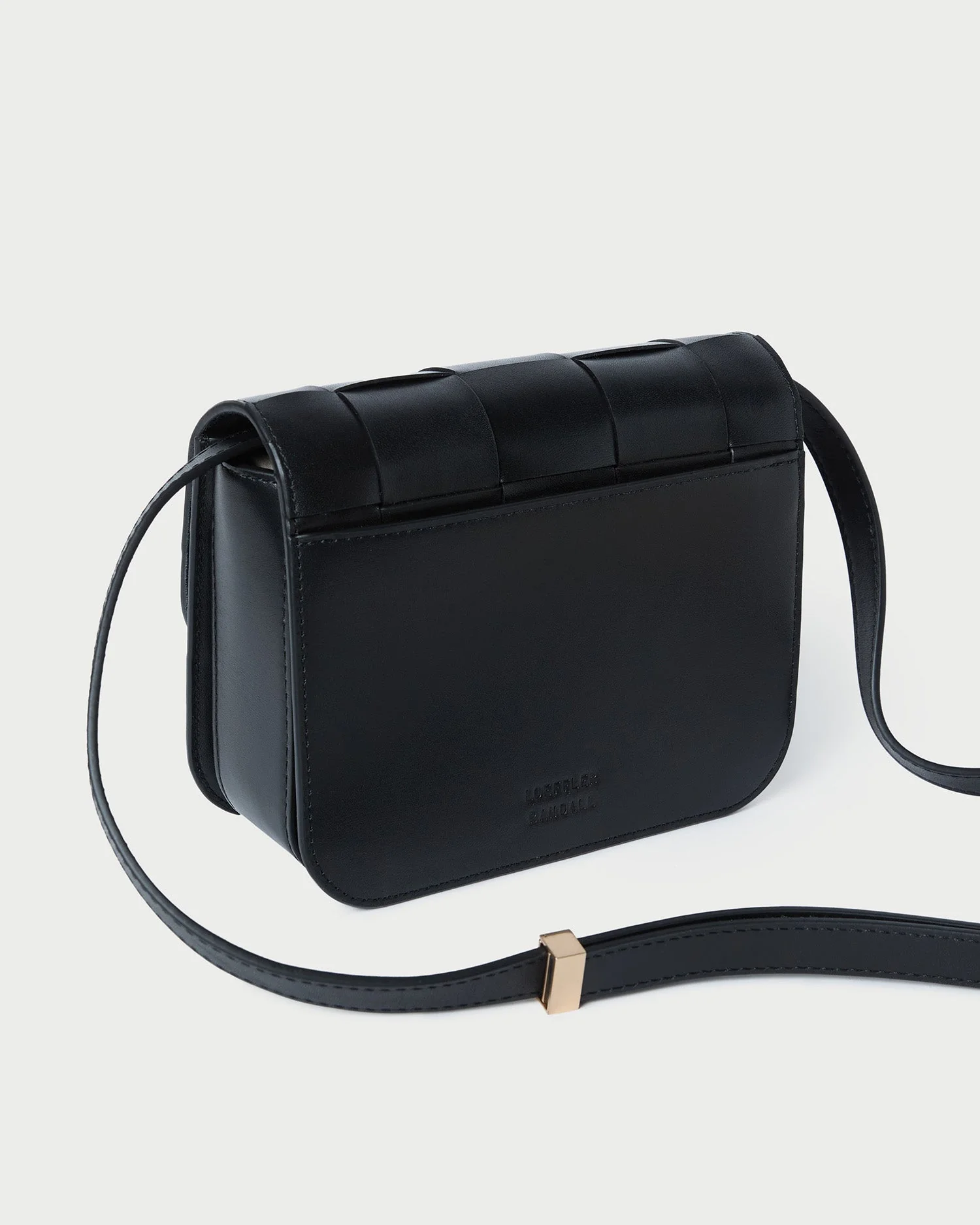 Loeffler Randall - Desi Black Woven Leather Crossbody - Image 3