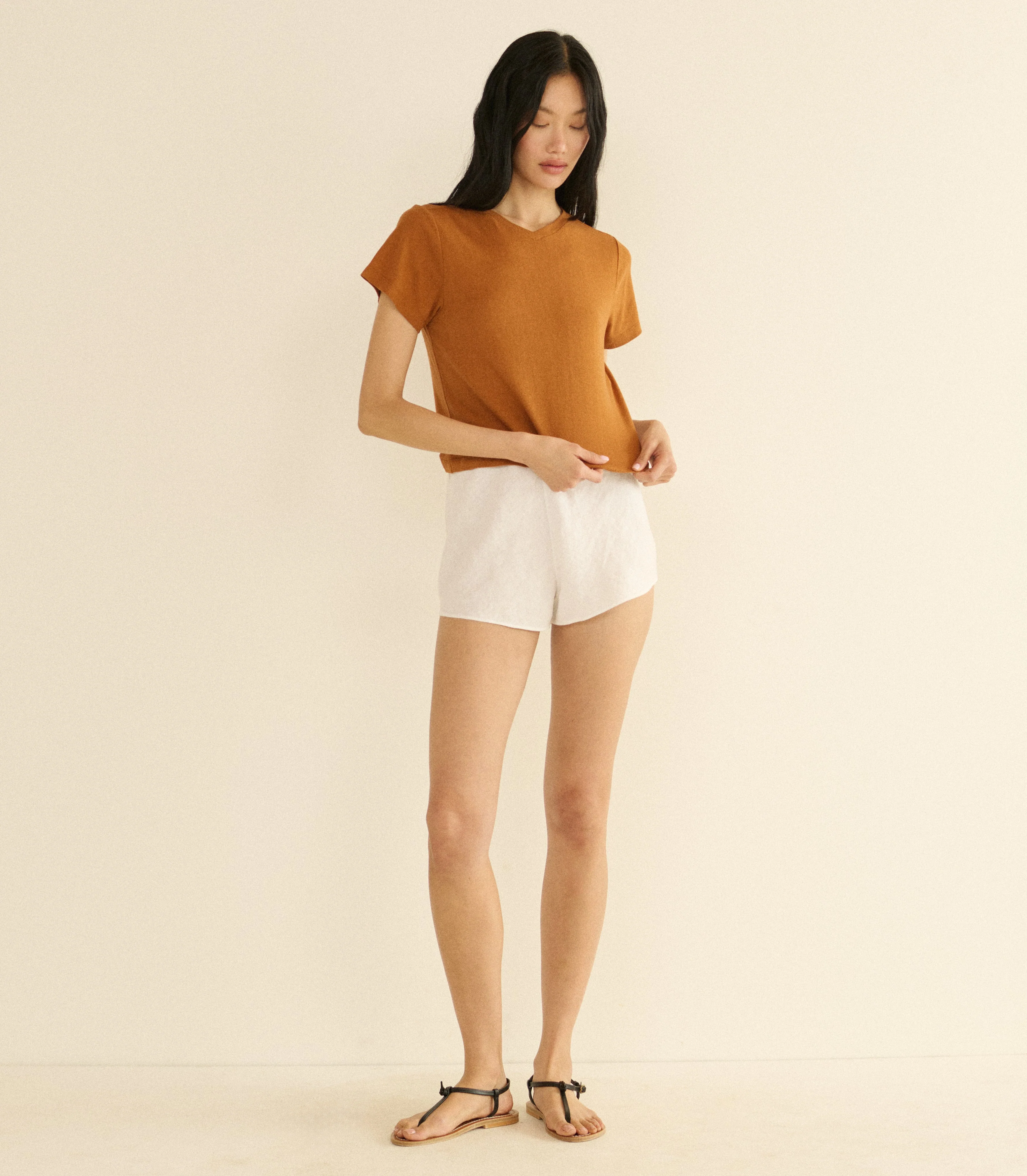 DOEN - LOREN LINEN SHORT - Image 6