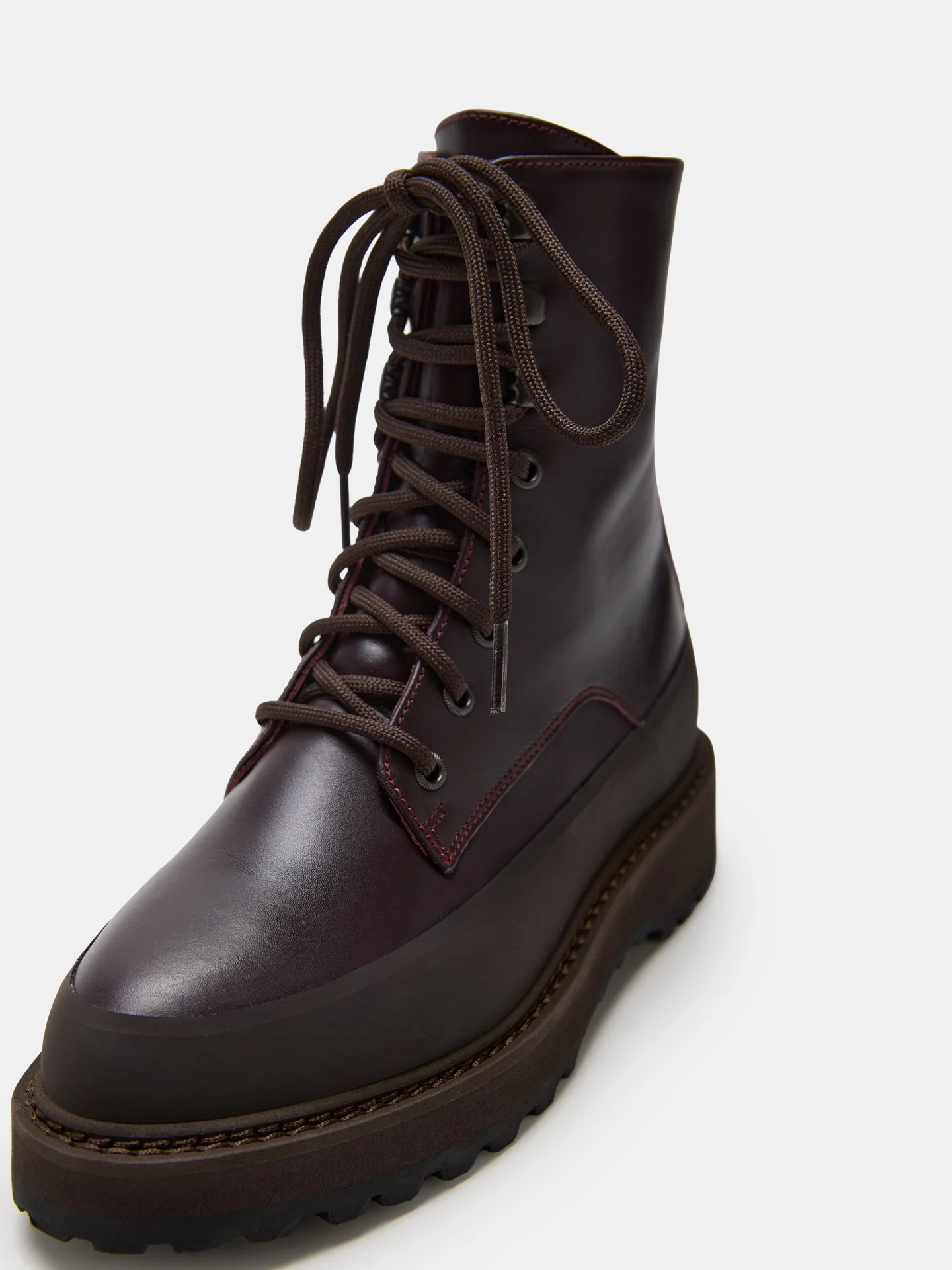 Le Monde Beryl - Dolomite Boot / Plum Leather - Image 4