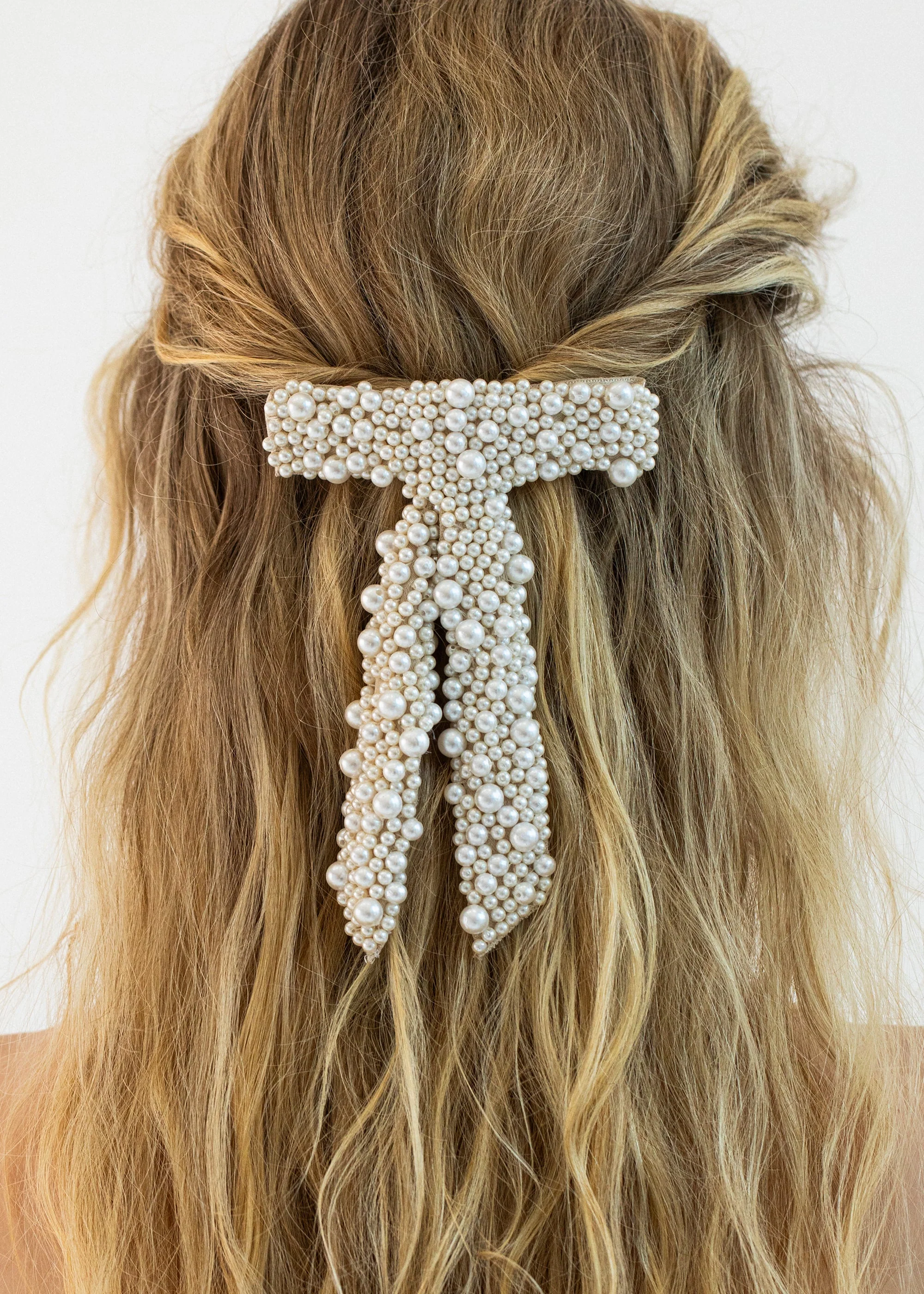 Jennifer Behr - Donna Pearl Bow Barrette - Image 2