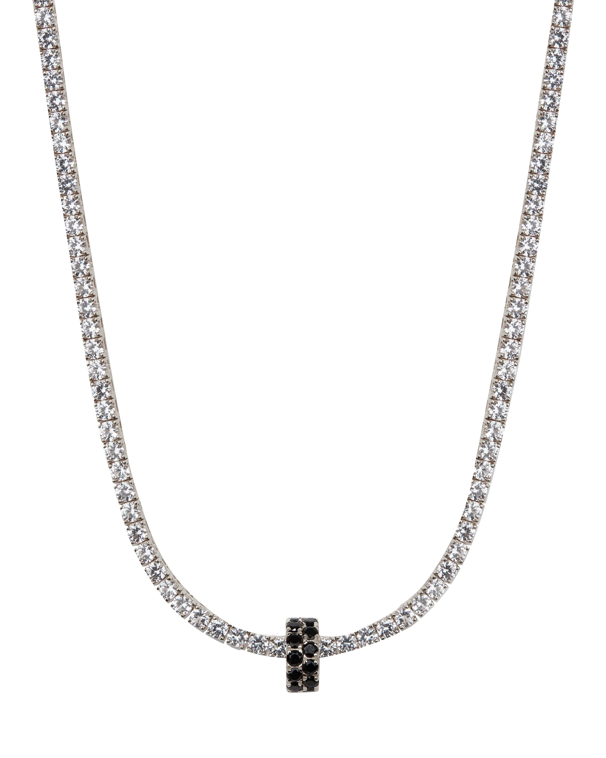 Dorsey - TWO - ROW RIVIÈRE PENDANT IN NANO BLACK ONYX
