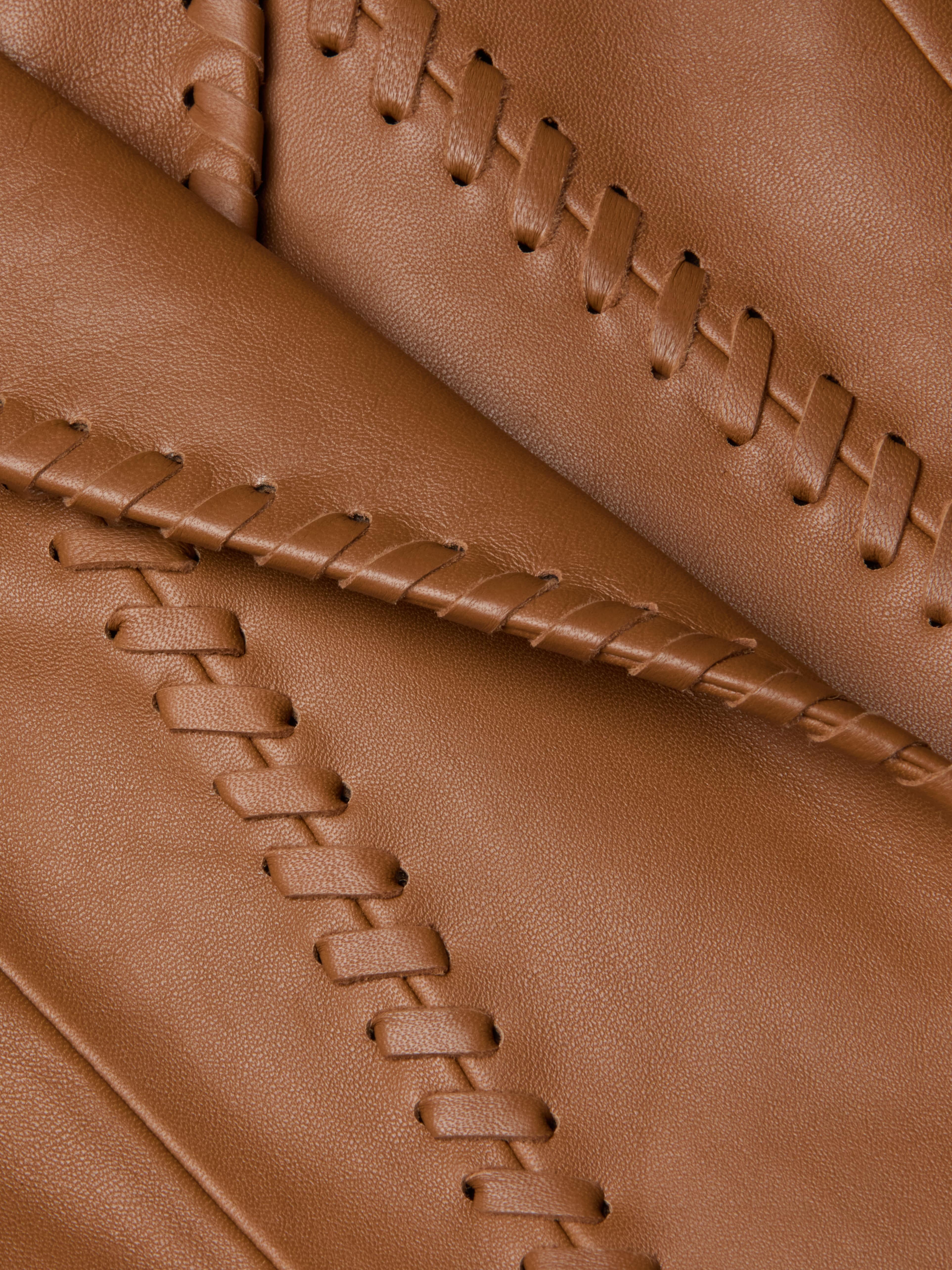 L'AGENCE - Dulcie Leather Blazer - Image 7