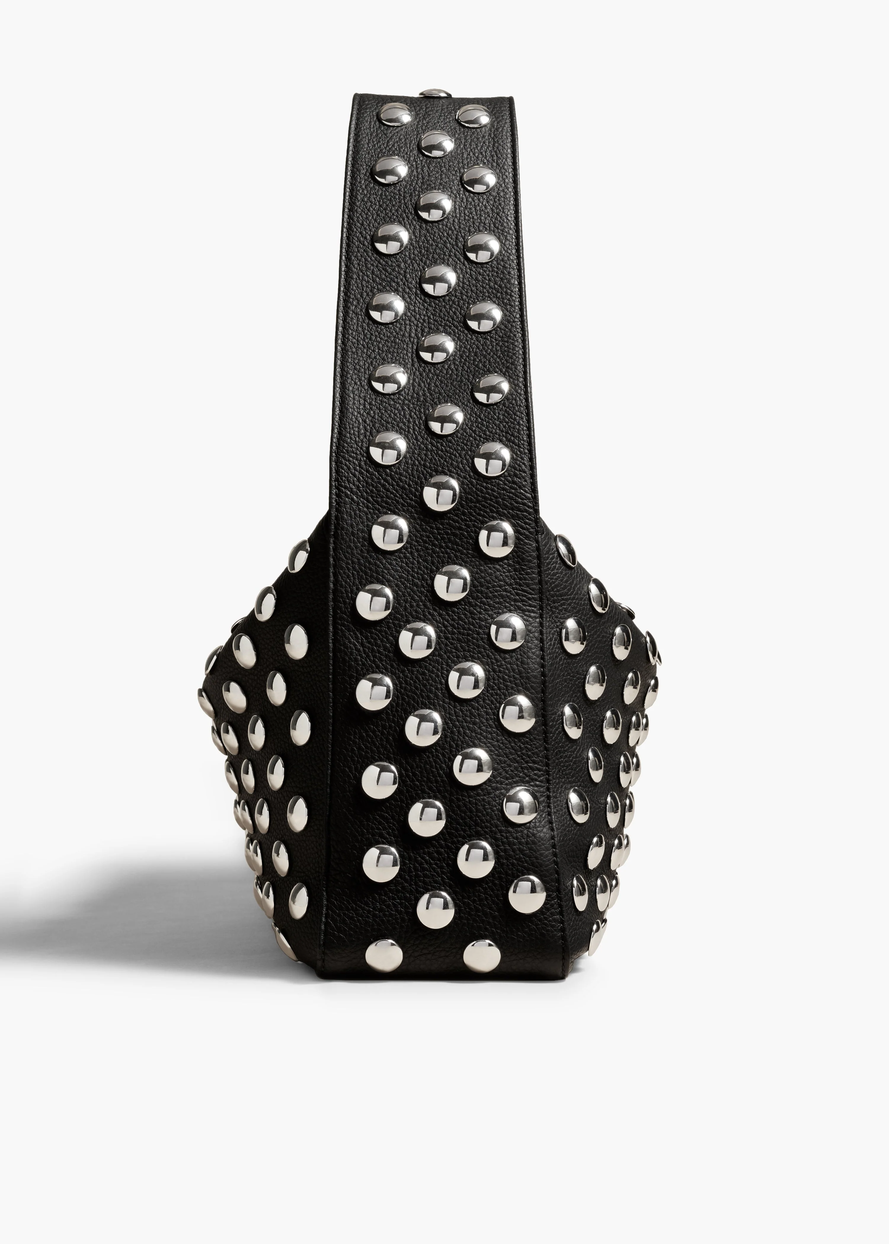 Khaite - Elena Bag in Black Leather with Studs - Image 10