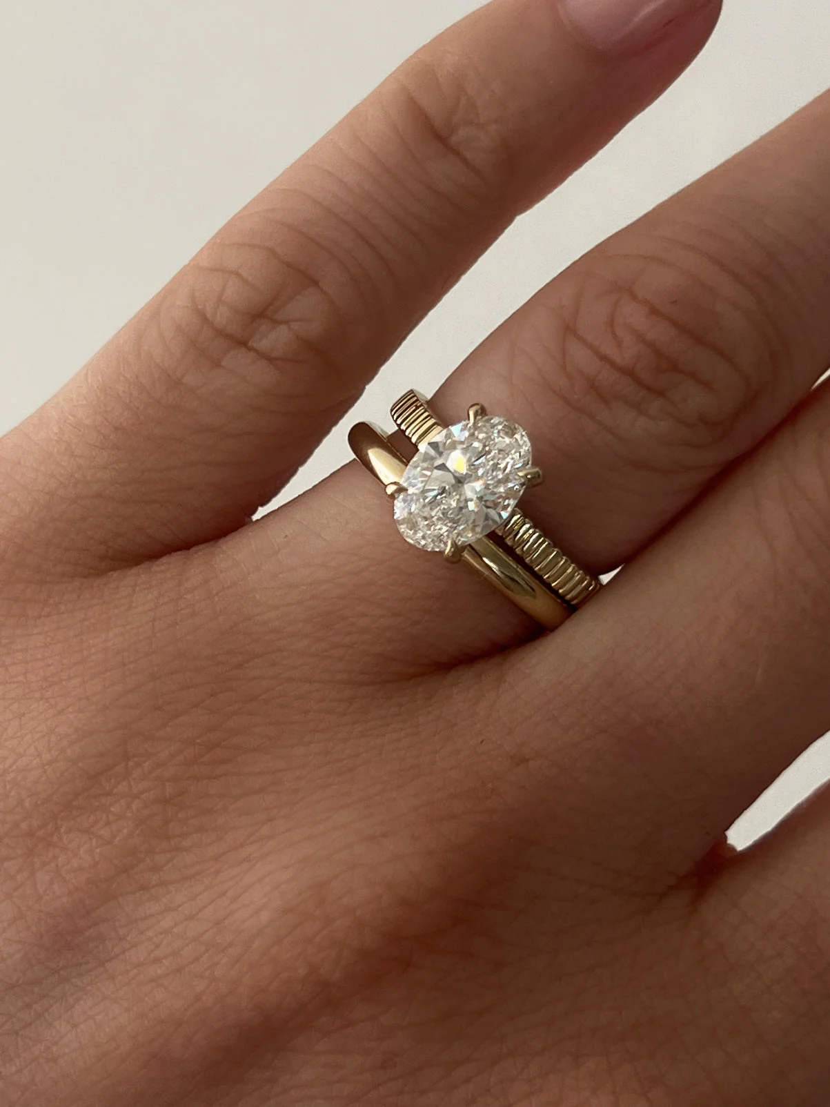 Kinn - Elise Oval Ring Lab Diamond - Image 5