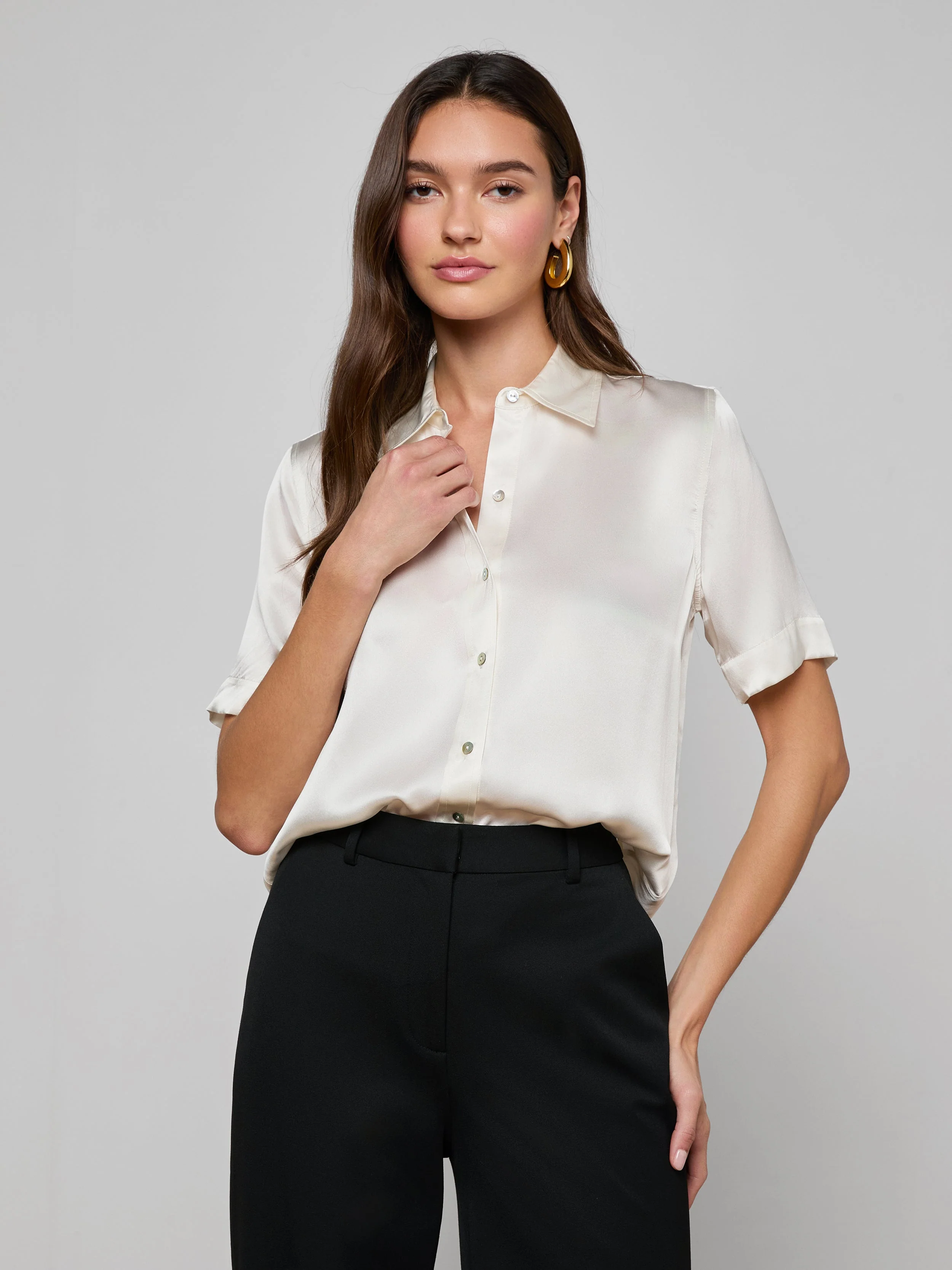 L'AGENCE - Ellah Silk Blouse - Image 7