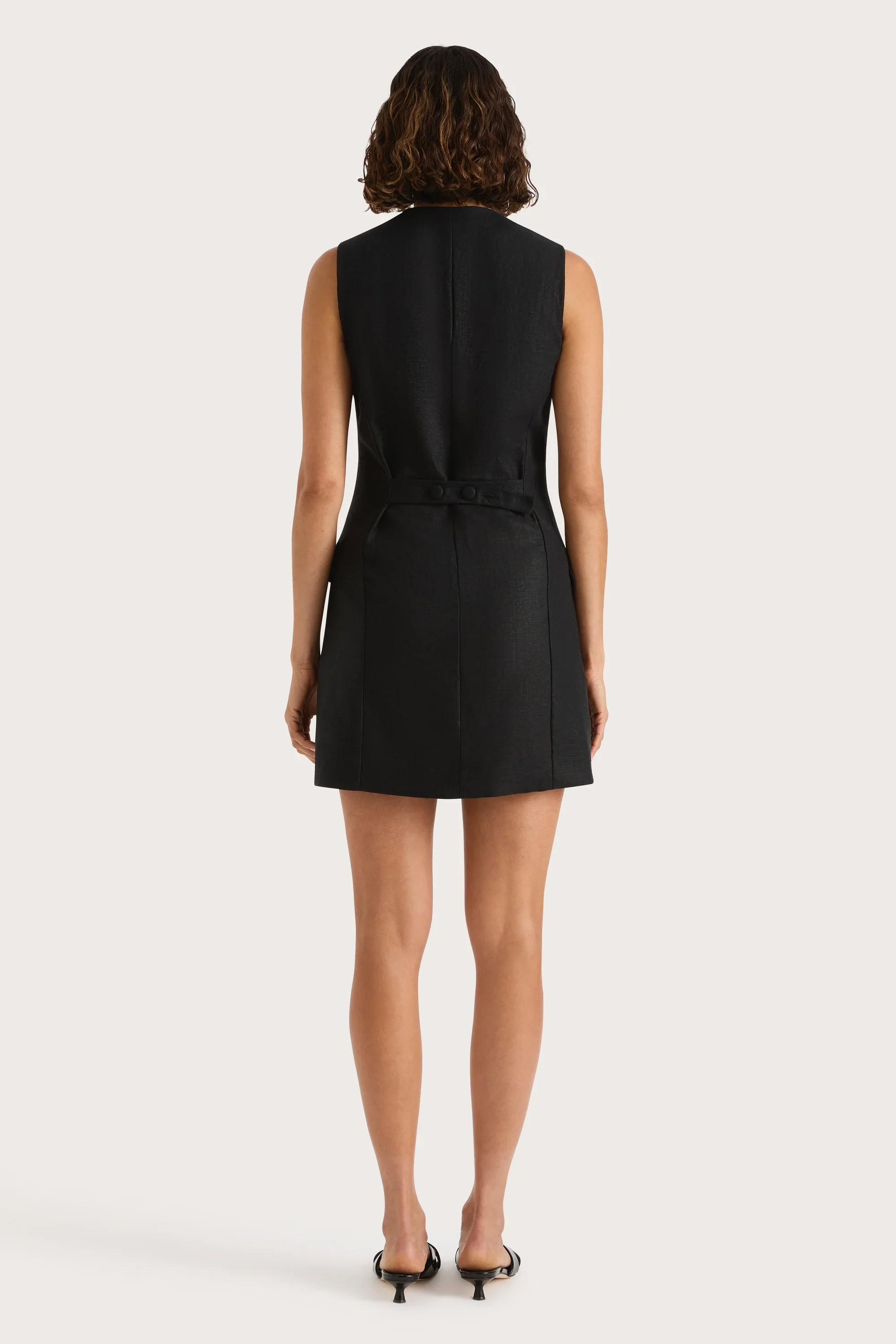 Faithfull - Eloise Mini Dress Black - Final Sale - Image 5
