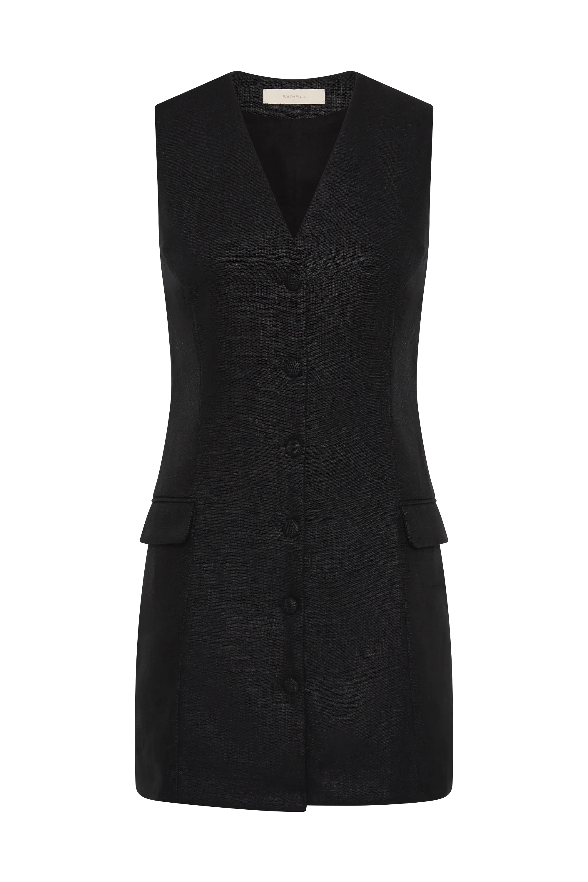 Faithfull - Eloise Mini Dress Black - Final Sale - Image 7