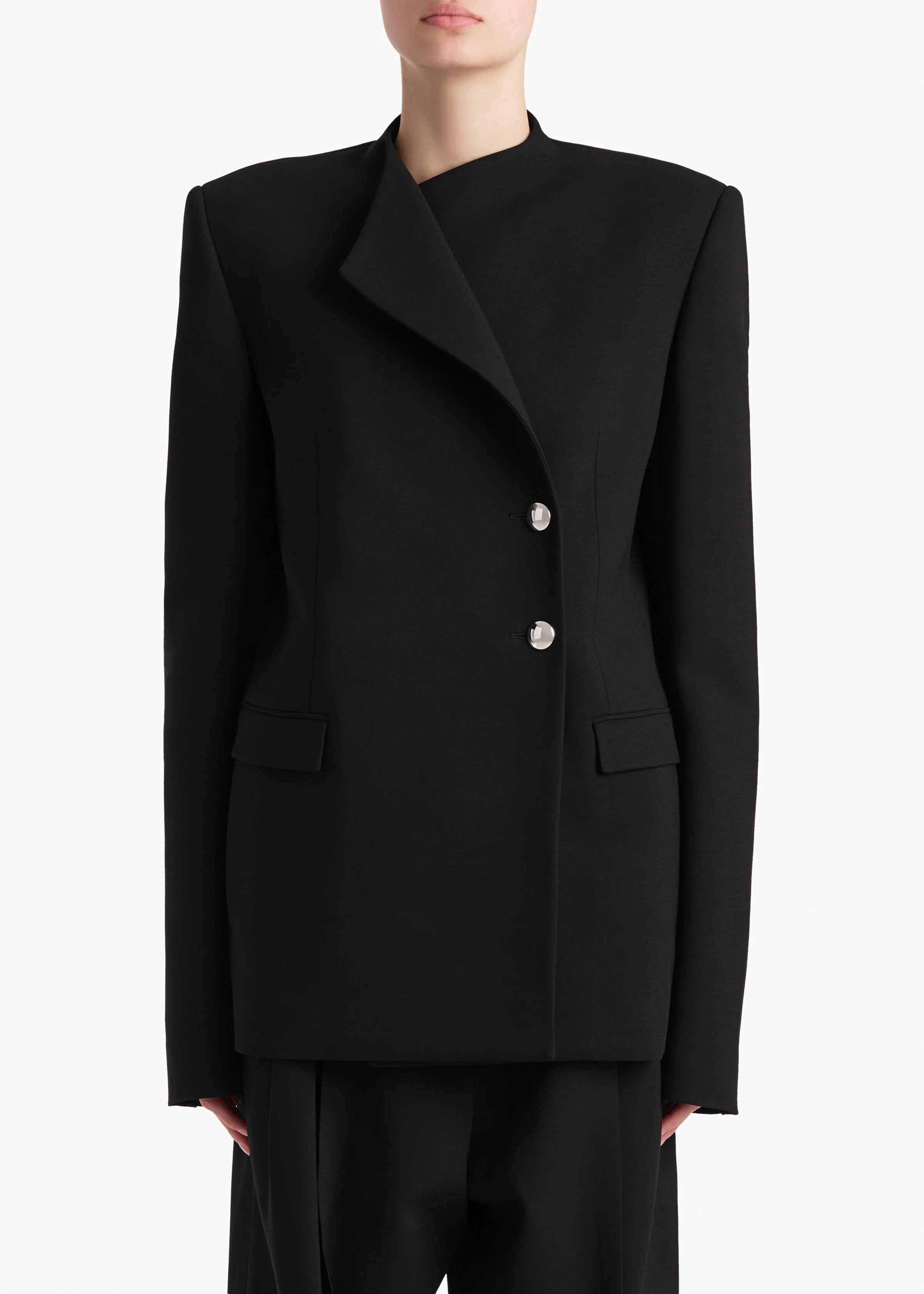 Khaite - Elona Jacket in Black - Image 3
