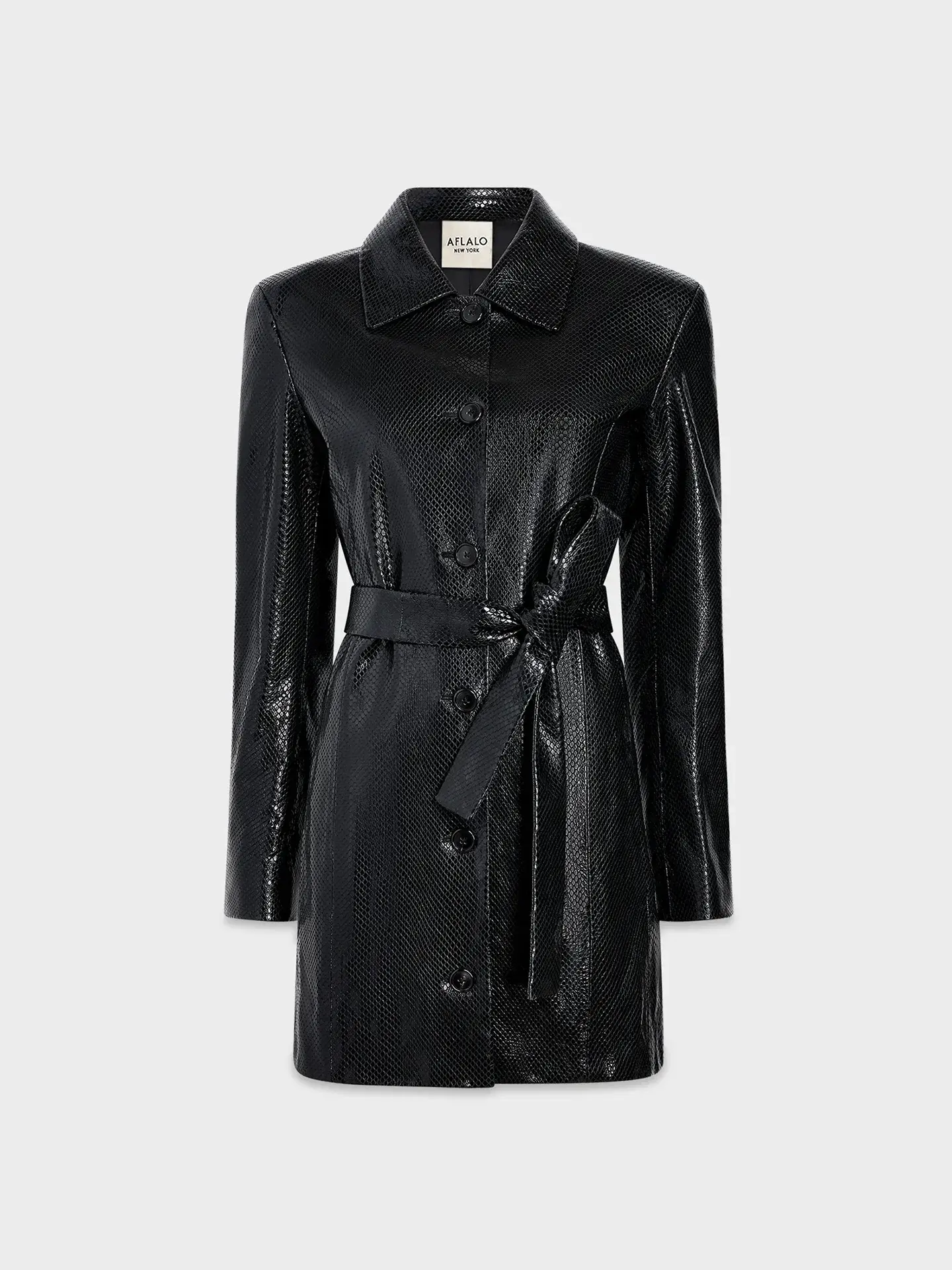 Aflalo - Elyra Jacket in Python Embossed Leather - Image 6