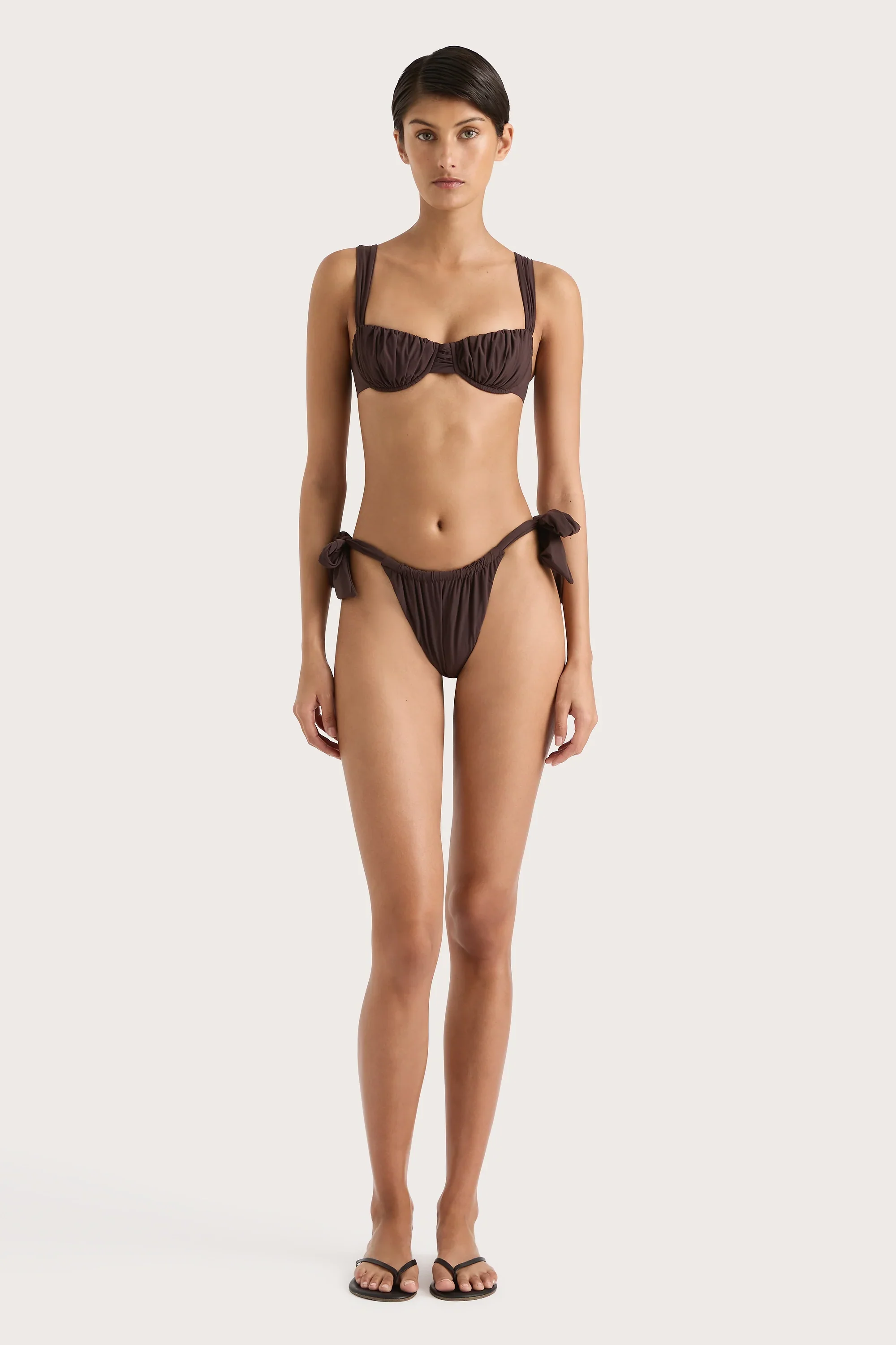 Faithfull - Emily Bikini Top Coffee - Final Sale
