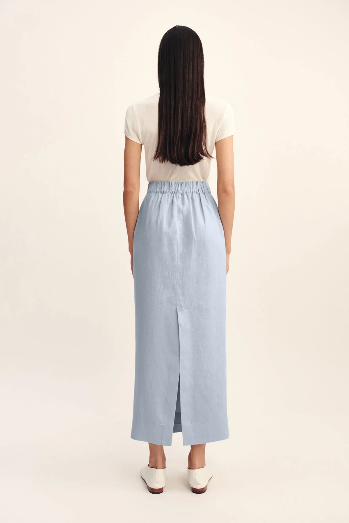 Posse - EMMA PENCIL SKIRT - SILVER BLUE - Image 5
