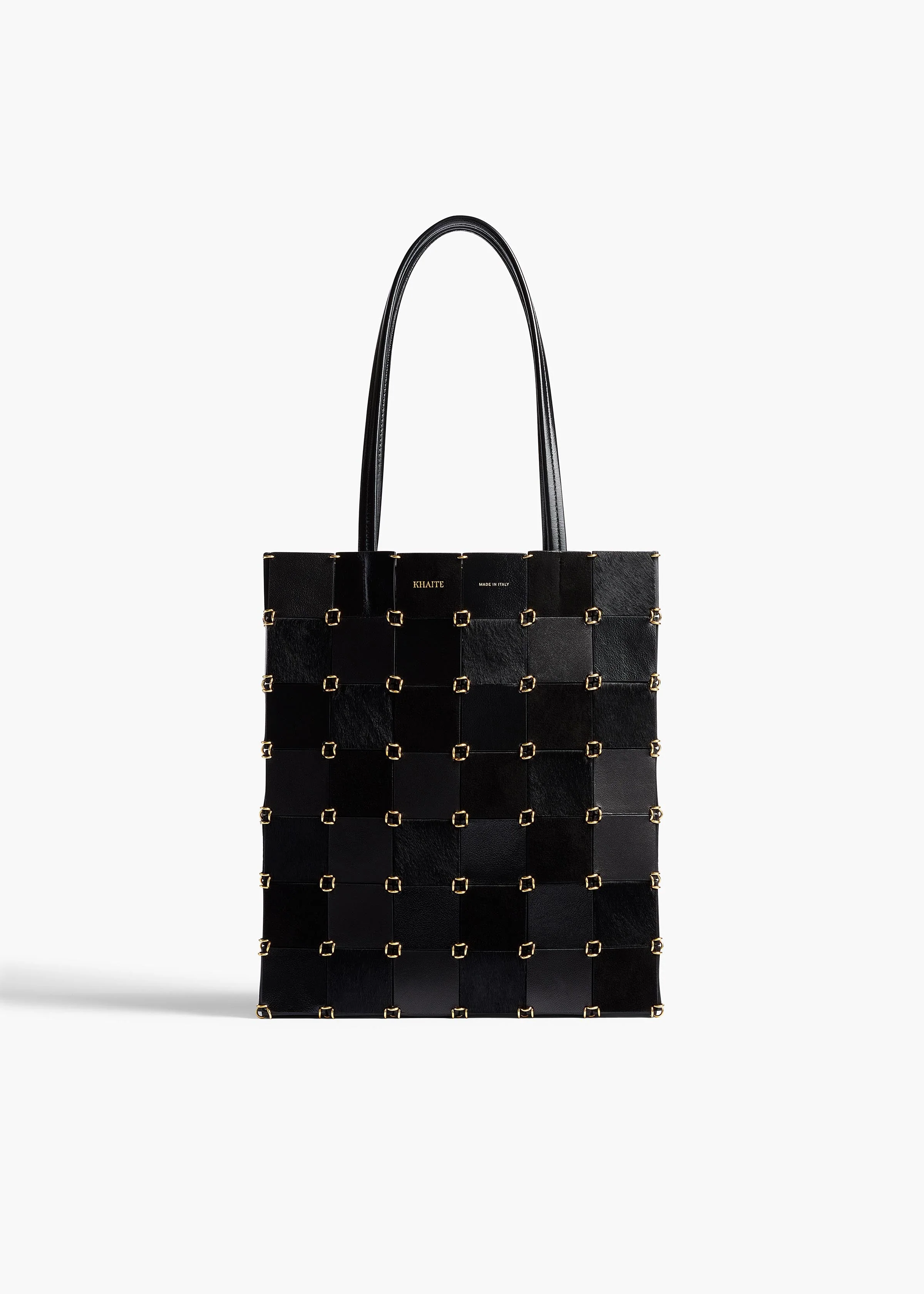 Khaite - Small Emma Tote in Black Haircalf Multi Leather - Image 7