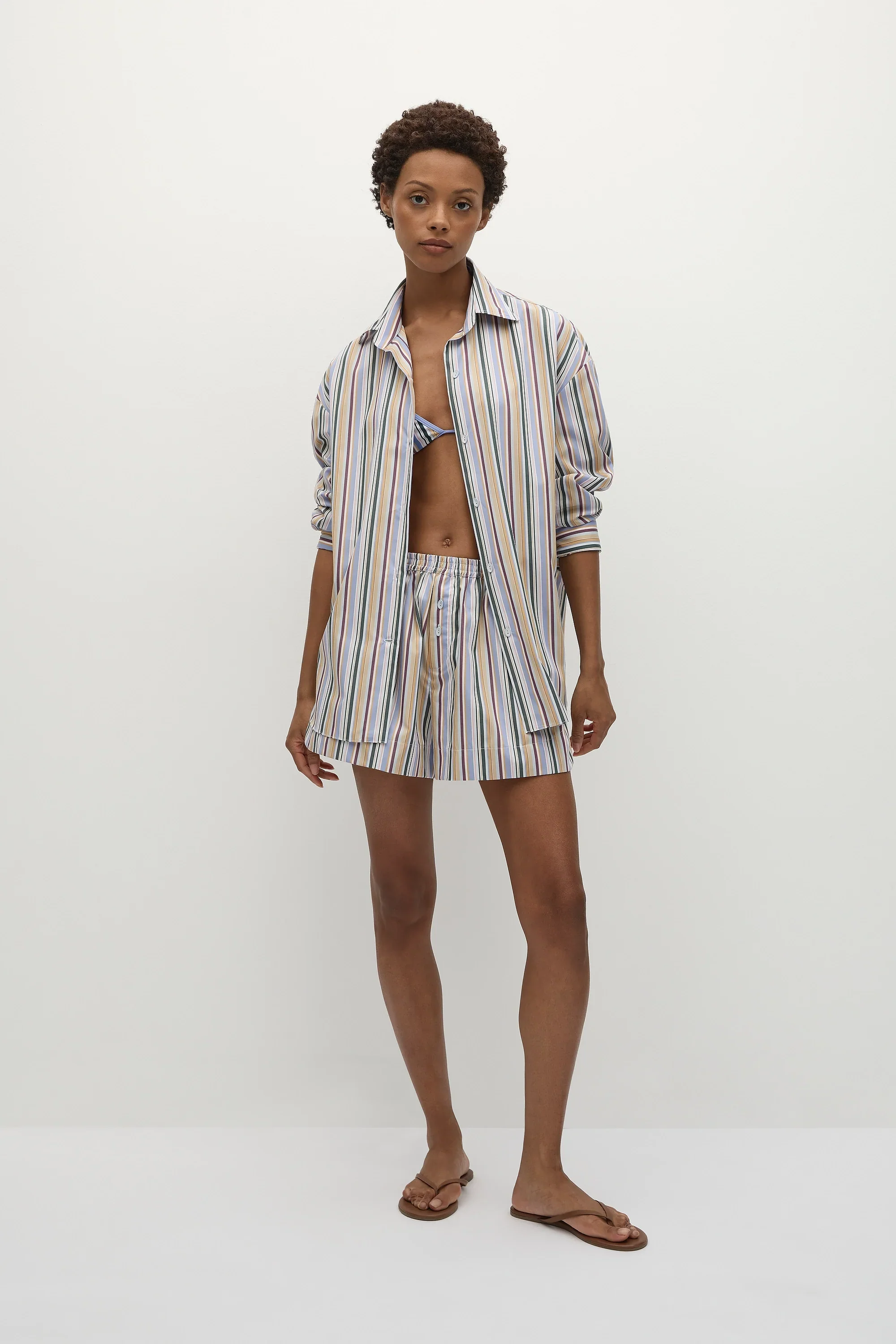 Faithfull - En Vau Oversized Shirt Sifnos Stripe - Final Sale