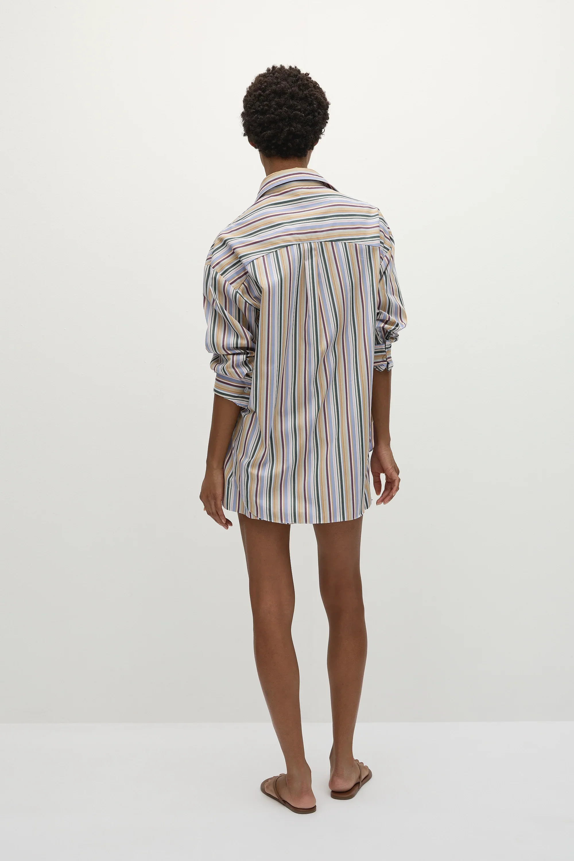 Faithfull - En Vau Oversized Shirt Sifnos Stripe - Final Sale - Image 5