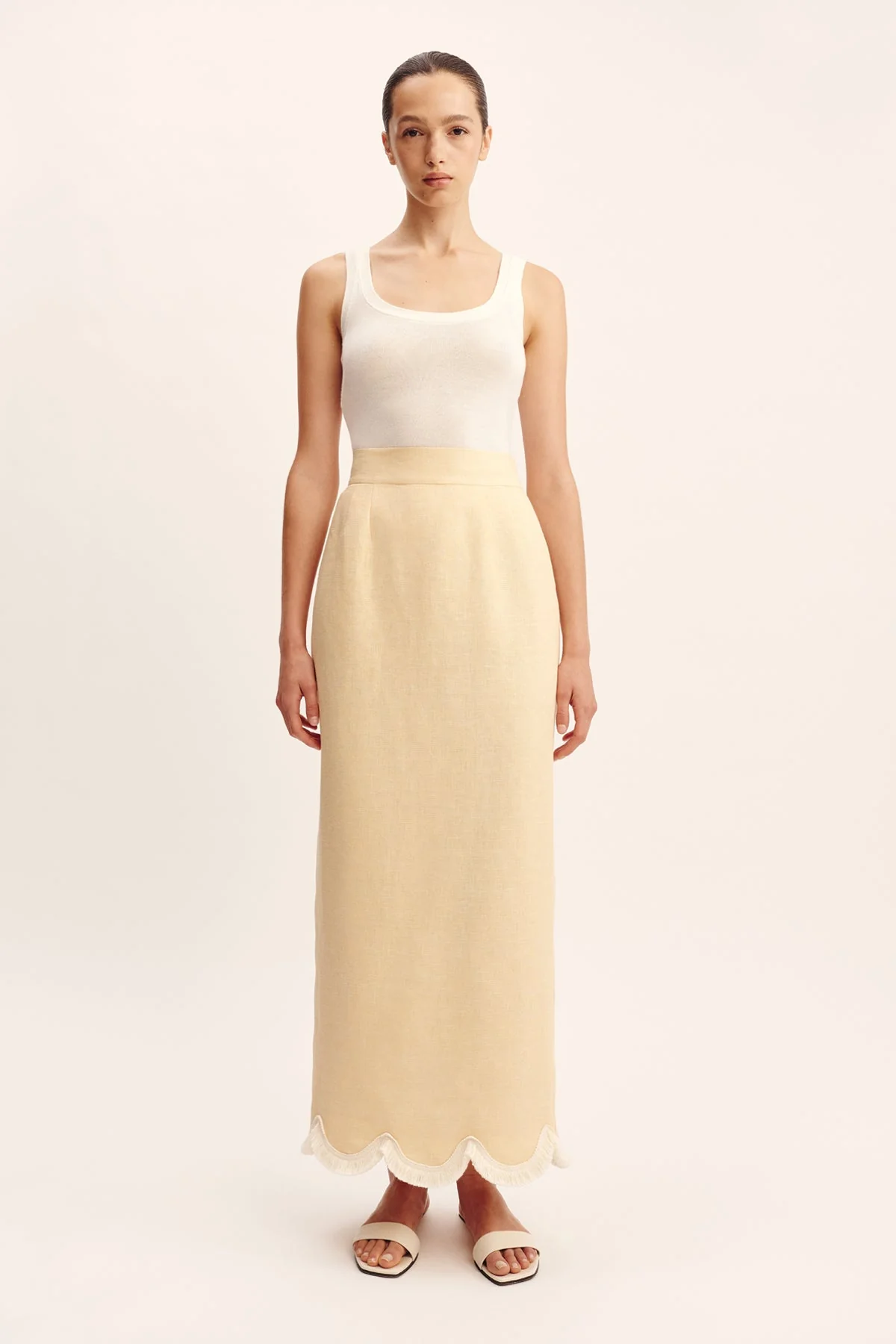 Posse - ESSIE COLUMN SKIRT - DUSTY CITRON - Image 10