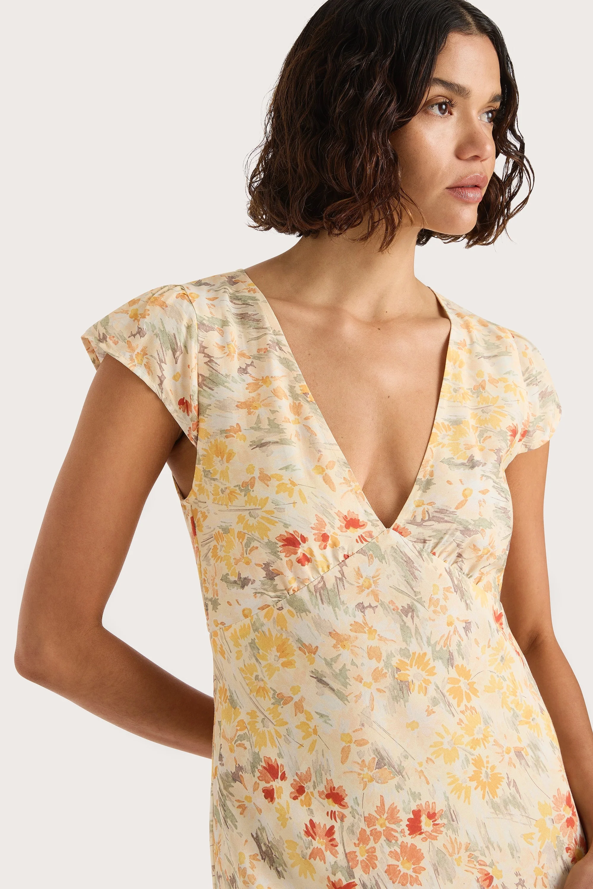 Faithfull - Esson Midi Dress Adeline Floral Yellow - Final Sale - Image 5